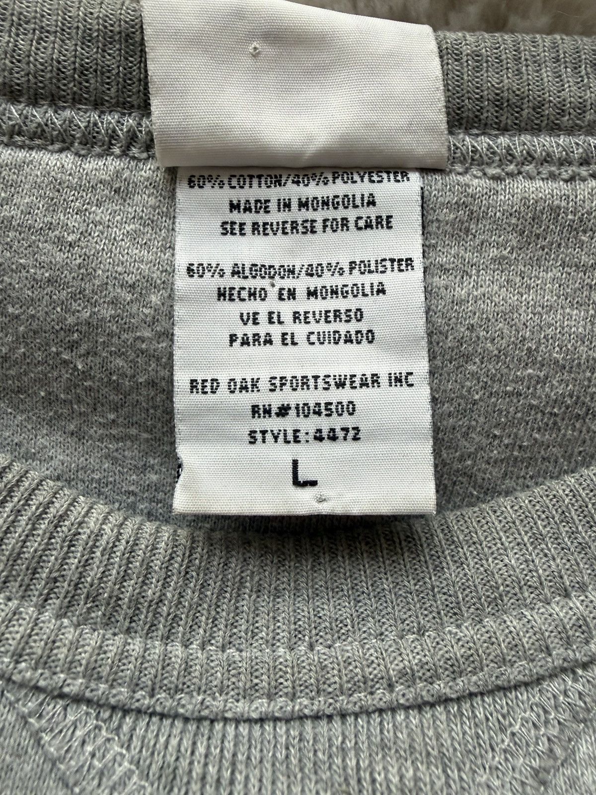 Vintage Red Oak grey West Virginia University Size US L / EU 52-54 / 3 - 5 Thumbnail