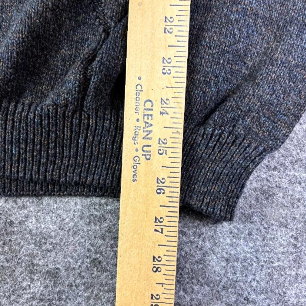 Bill Blass Bill Blass Mens Argyle Sweater Dark Gray Gold Stripes Pullover Size Large 90s Size US L / EU 52-54 / 3 - 4 Thumbnail