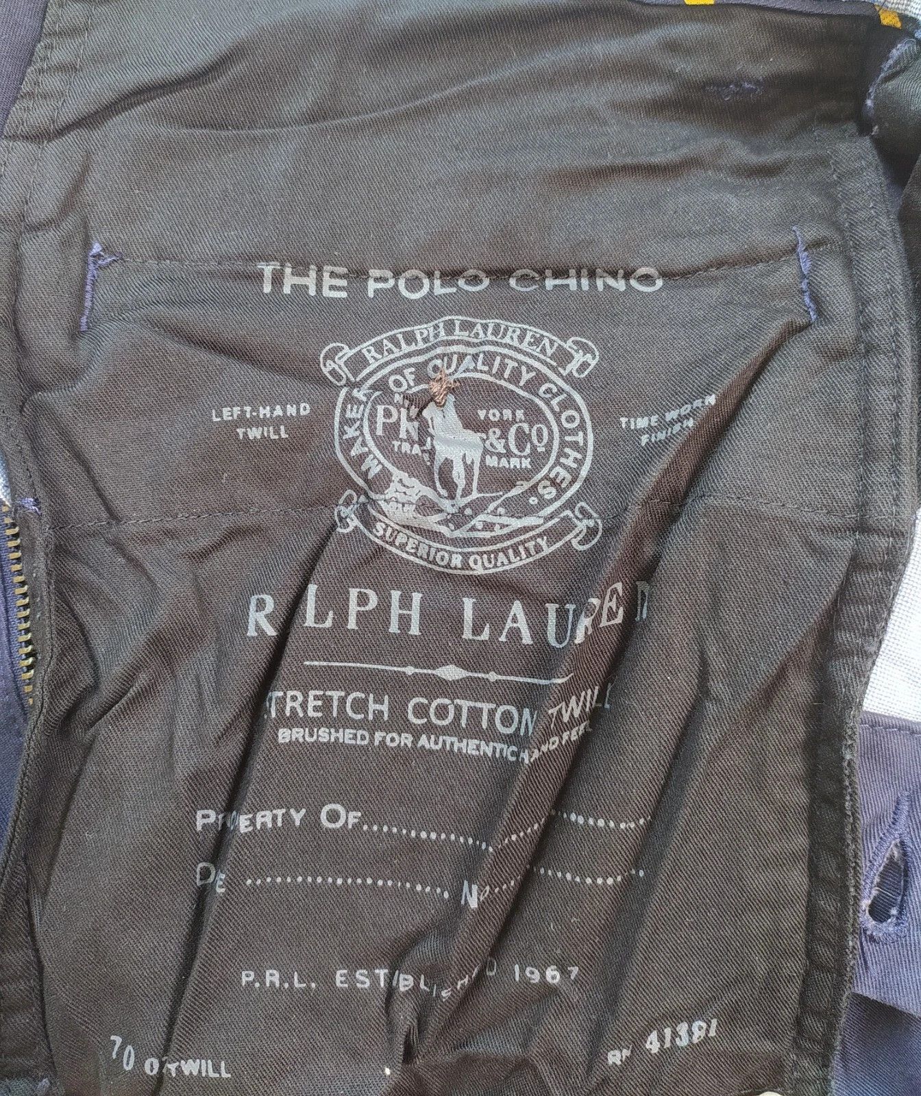 Polo Ralph Lauren Polo Ralph Lauren Slim Stretch Fit Chino Trouser FTP 0005 Size US 30 / EU 46 - 8 Thumbnail