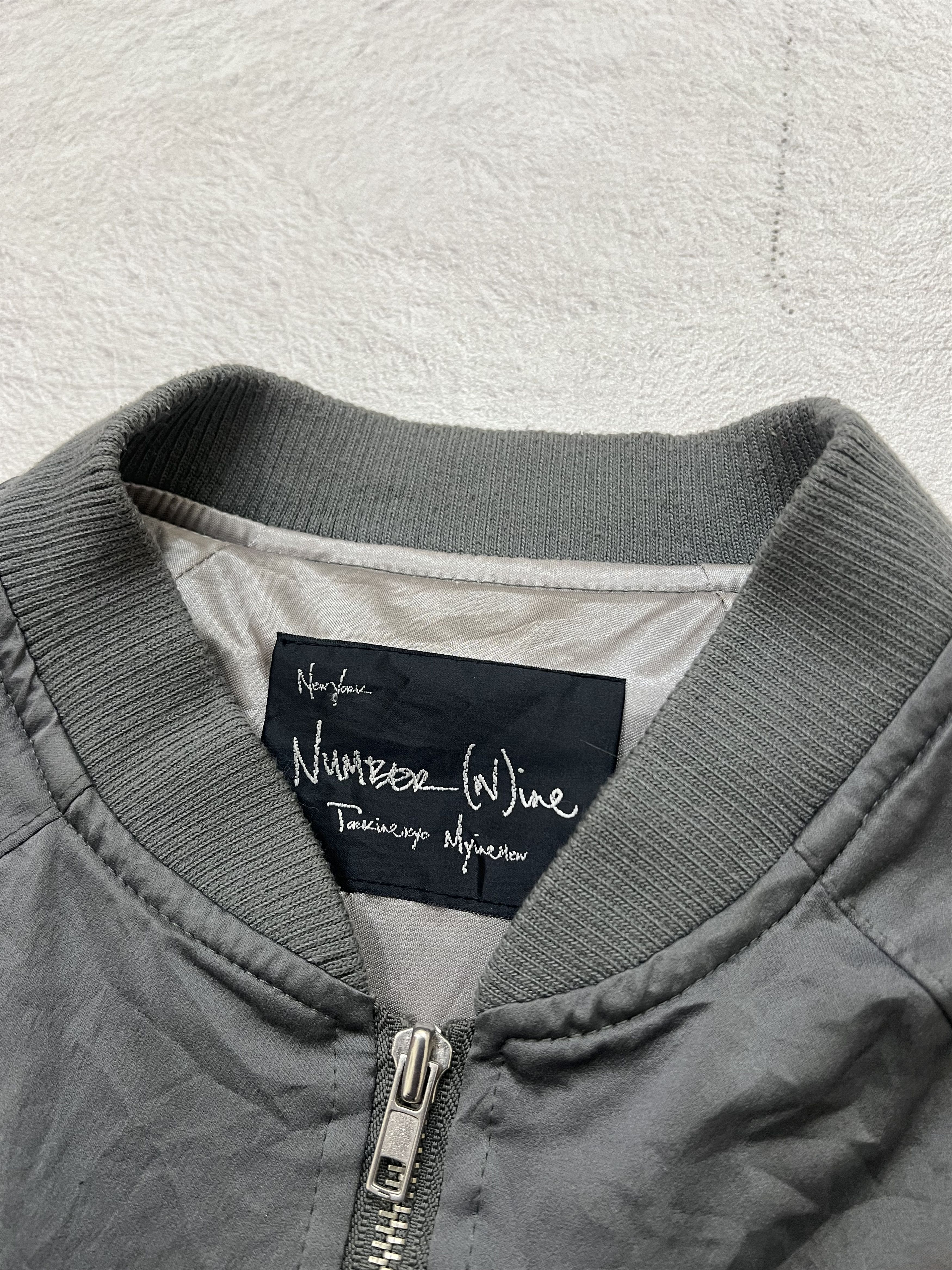 Japanese Brand 2000s Number Nine Side Pocket Military Bomber y2k Lgb Ifsix Size US M / EU 48-50 / 2 - 4 Thumbnail