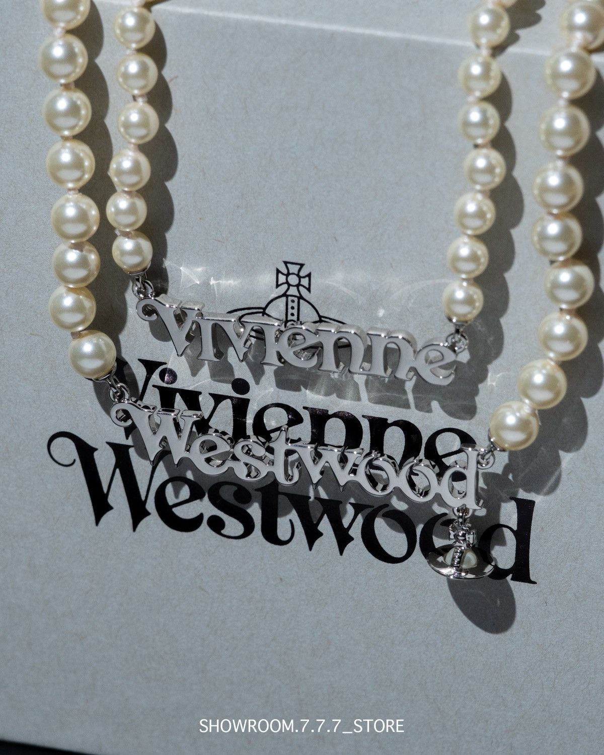 Vivienne Westwood Amelia Necklace in Silver, Women's