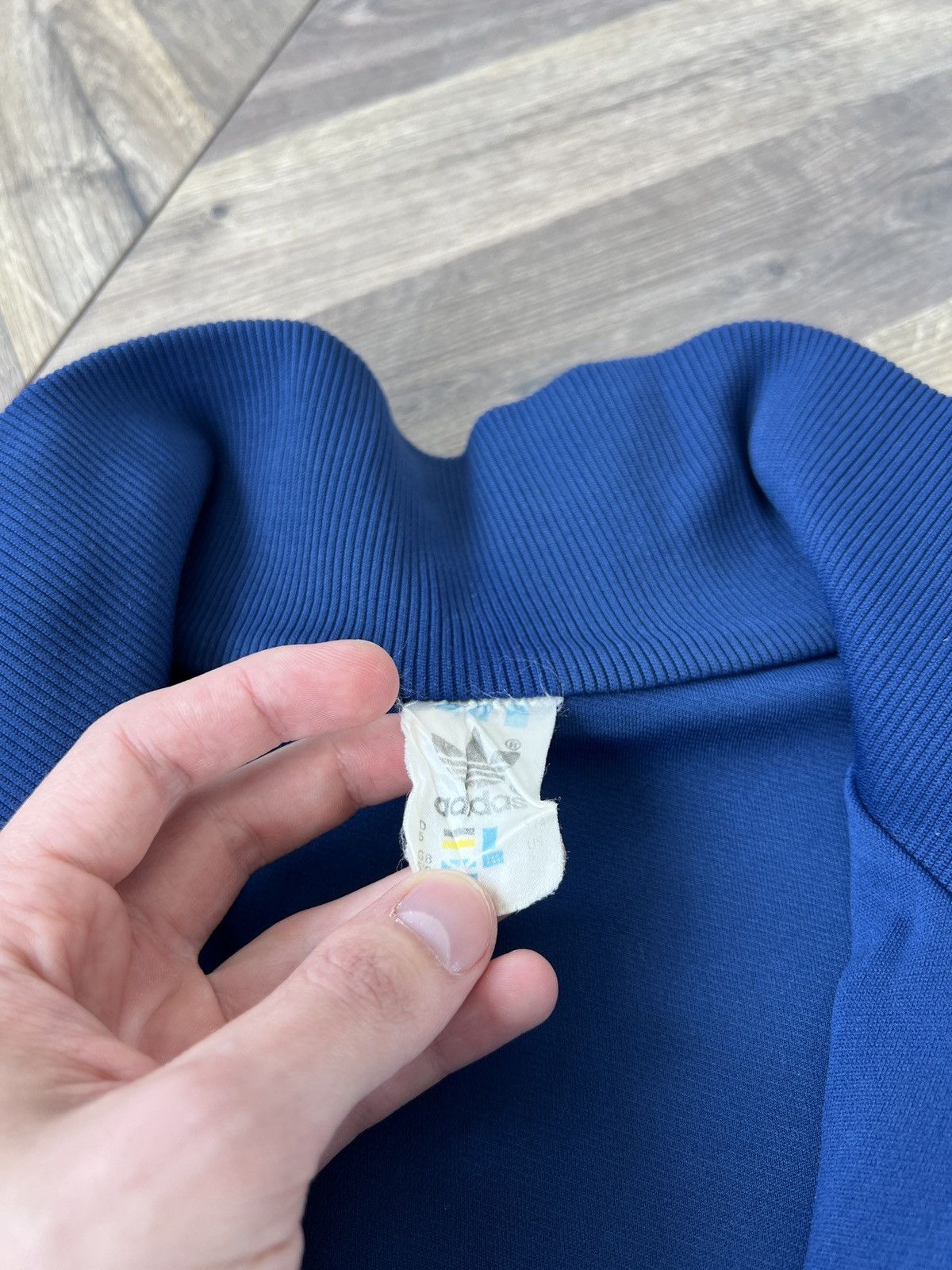 Adidas Vintage 80s Adidas Full Zip Track Jacket Blue Size US S / EU 44-46 / 1 - 13 Thumbnail