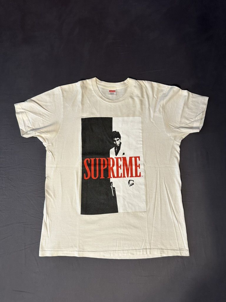Supreme Supreme Scarface Split Tee White Grailed