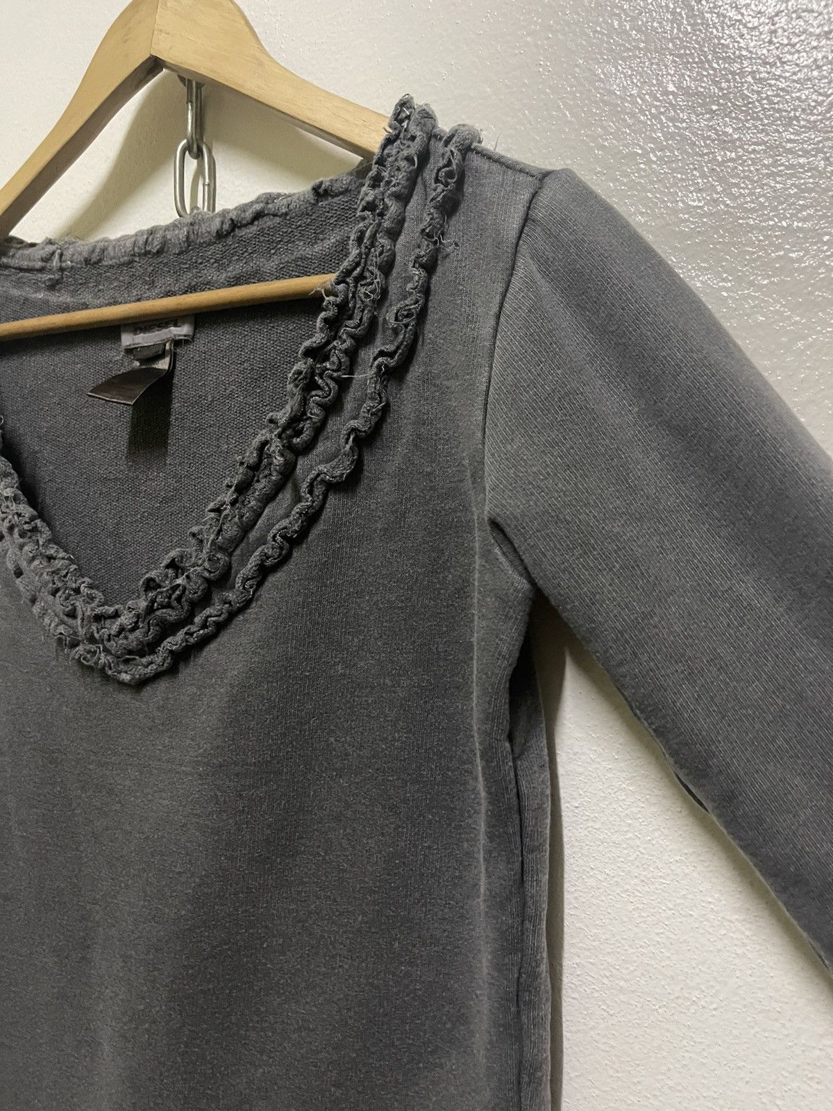 Diesel Diesel Long Sleeve Distressed Faded Size XS / US 0-2 / IT 36-38 - 4 Thumbnail