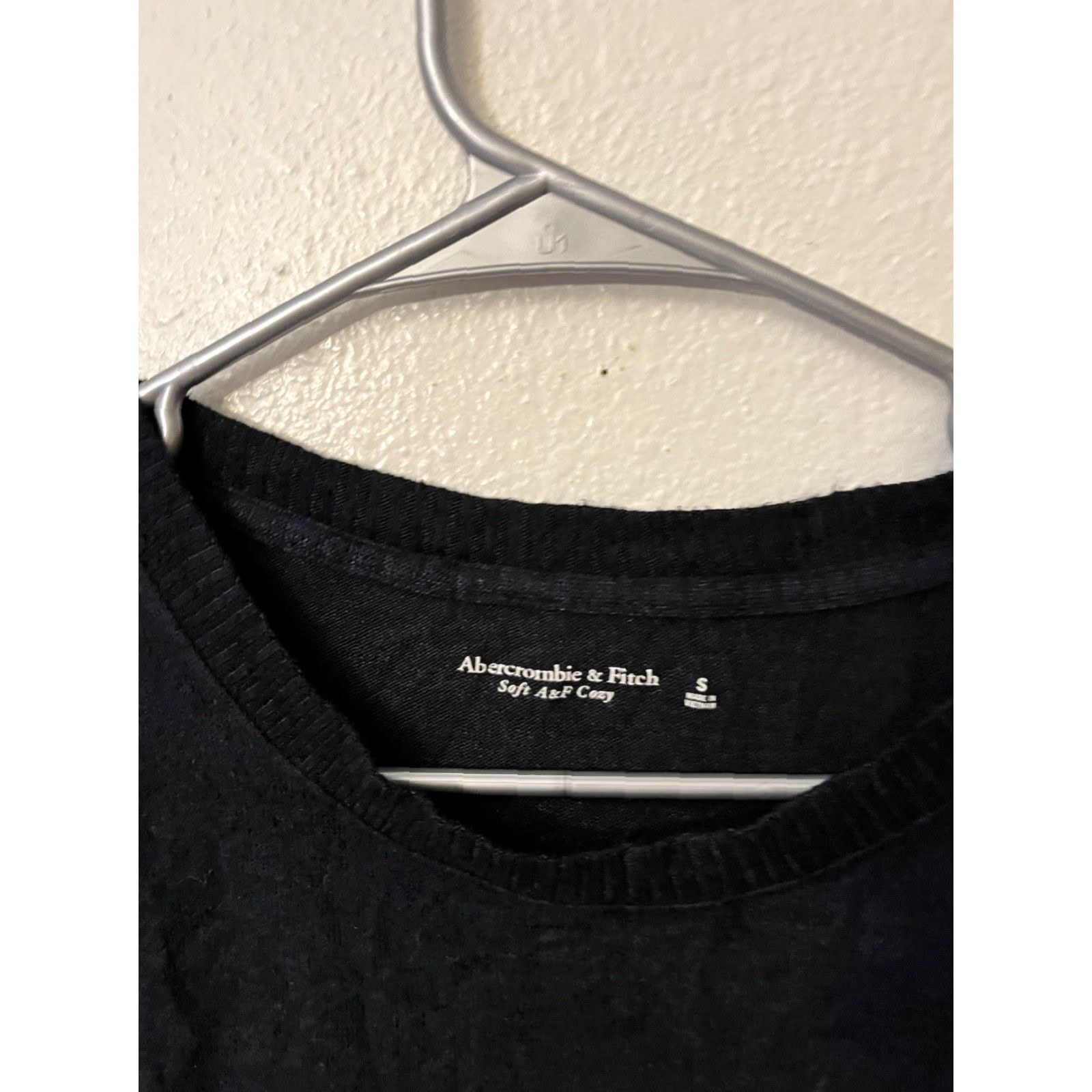 Abercrombie & Fitch Abercrombie & Fitch Bodysuit Small Black Long Sleeve Crew Neck Women Regular Size S Bohemian Basic All Seasons Stretch Breathable Vintage: No Size S / US 4 / IT 40 - 2 Thumbnail