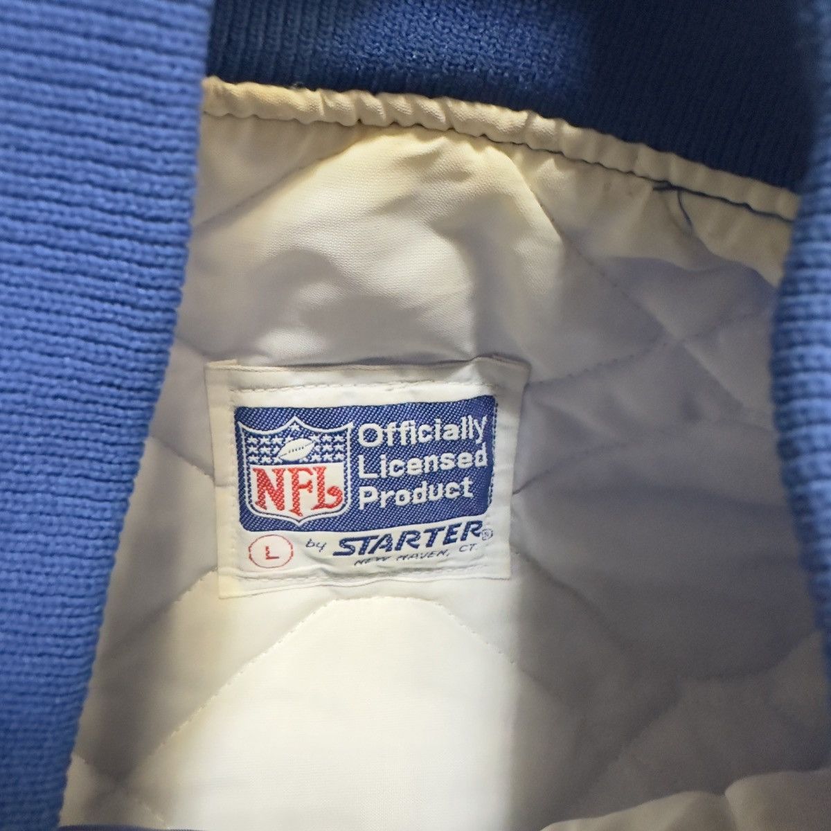 NFL × Starter × Vintage Vintage New York Giants satin bomber jacket Size US L / EU 52-54 / 3 - 6 Thumbnail