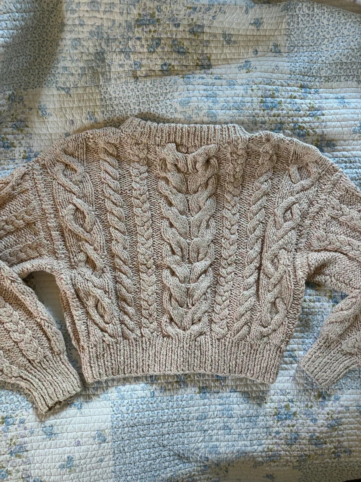 DOEN Cropped cotton sweater Size M / US 6-8 / IT 42-44 - 3 Thumbnail