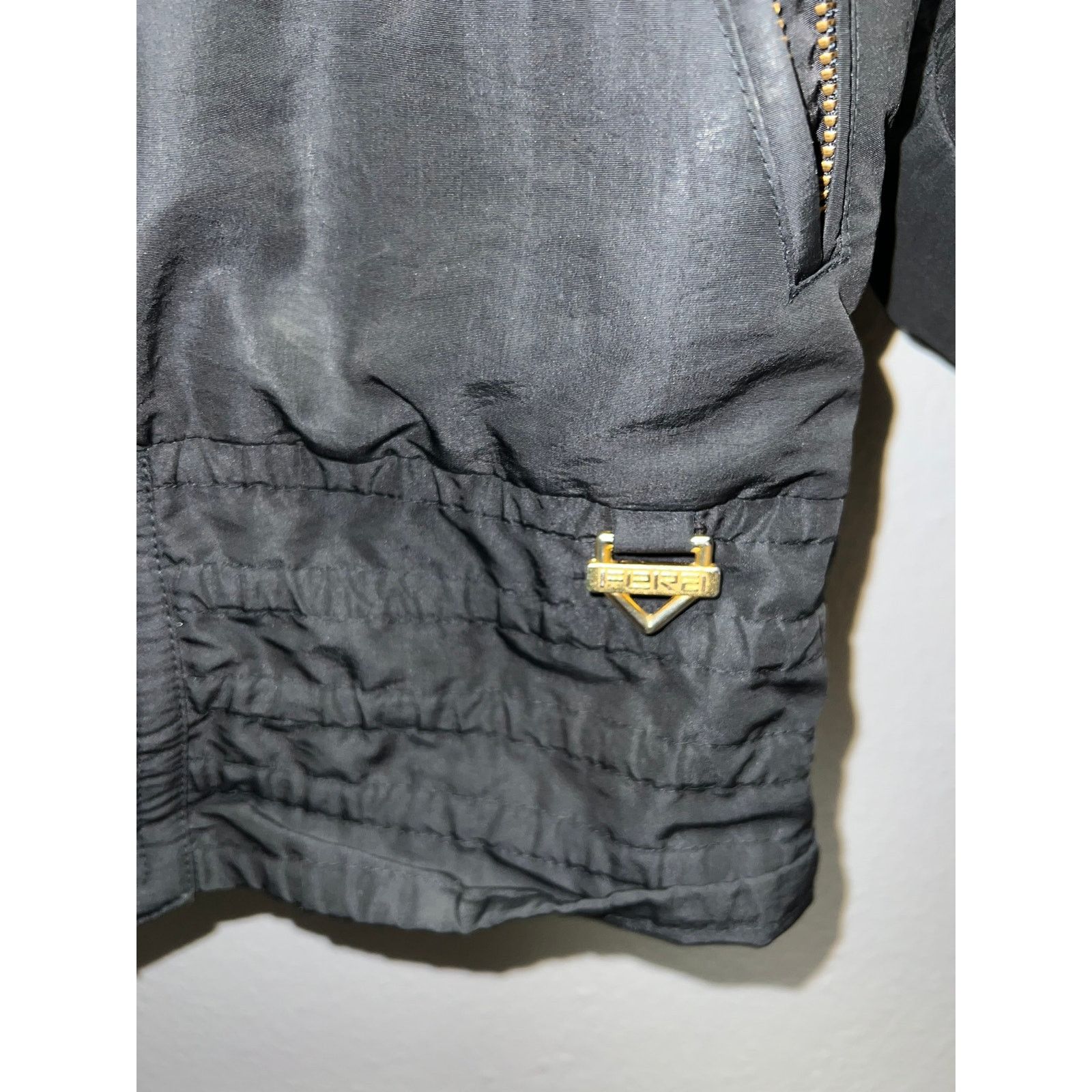 Fera Fera Skiwear Jacket Women's 10 Black Gold Ski Skiing Coat 10 Size L / US 10 / IT 46 - 6 Thumbnail