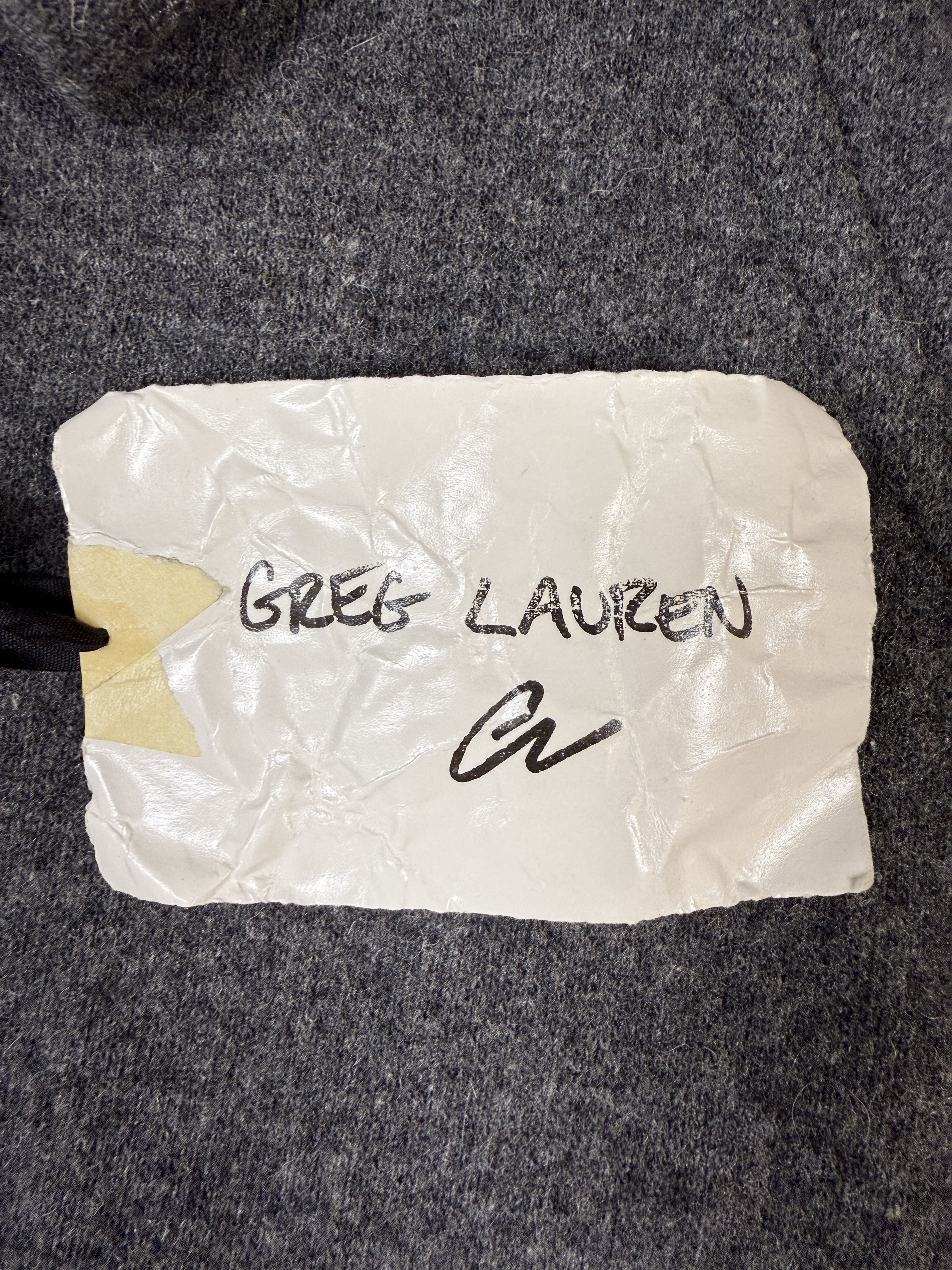 Greg Lauren $950 Greg Lauren SAMPLE Grey Wool Drop Hoodie Size US L / EU 52-54 / 3 - 5 Thumbnail
