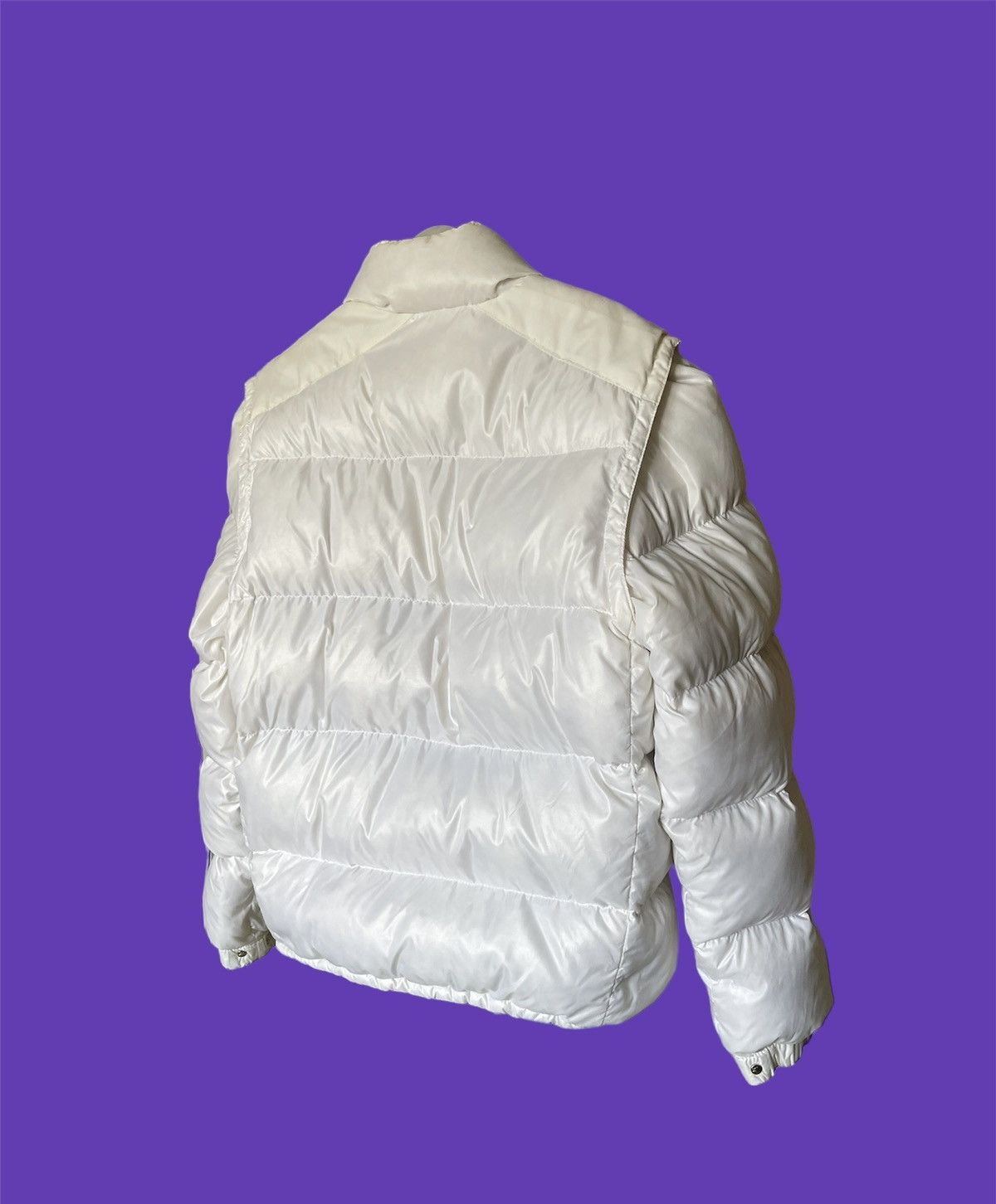 Moncler × Moncler Grenoble × Vintage 80’s 2 in 1 Moncler Grenoble Down Jacket Vest Vintage White Size US M / EU 48-50 / 2 - 8 Thumbnail