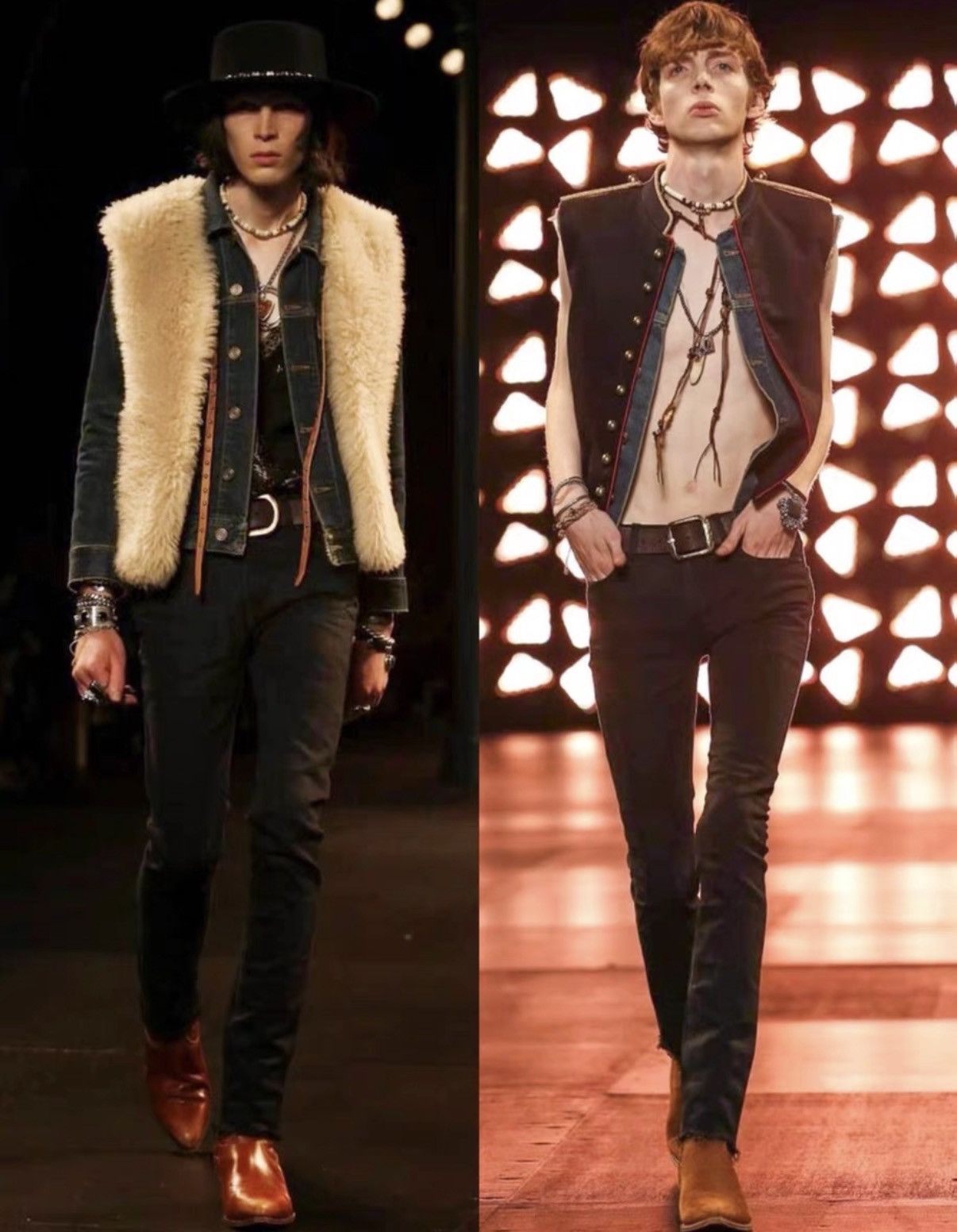 Saint Laurent Paris Saint Laurent 15SS Runway Distressed Frayed Hem Denim Jeans Size US 30 / EU 46 - 8 Thumbnail