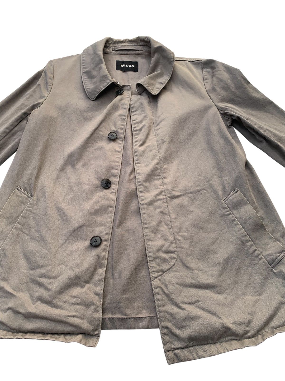 CABANE de ZUCCa RARE Zucca Japan Minimalist Jacket Taupe S Archive Designer Size US S / EU 44-46 / 1 - 9 Thumbnail