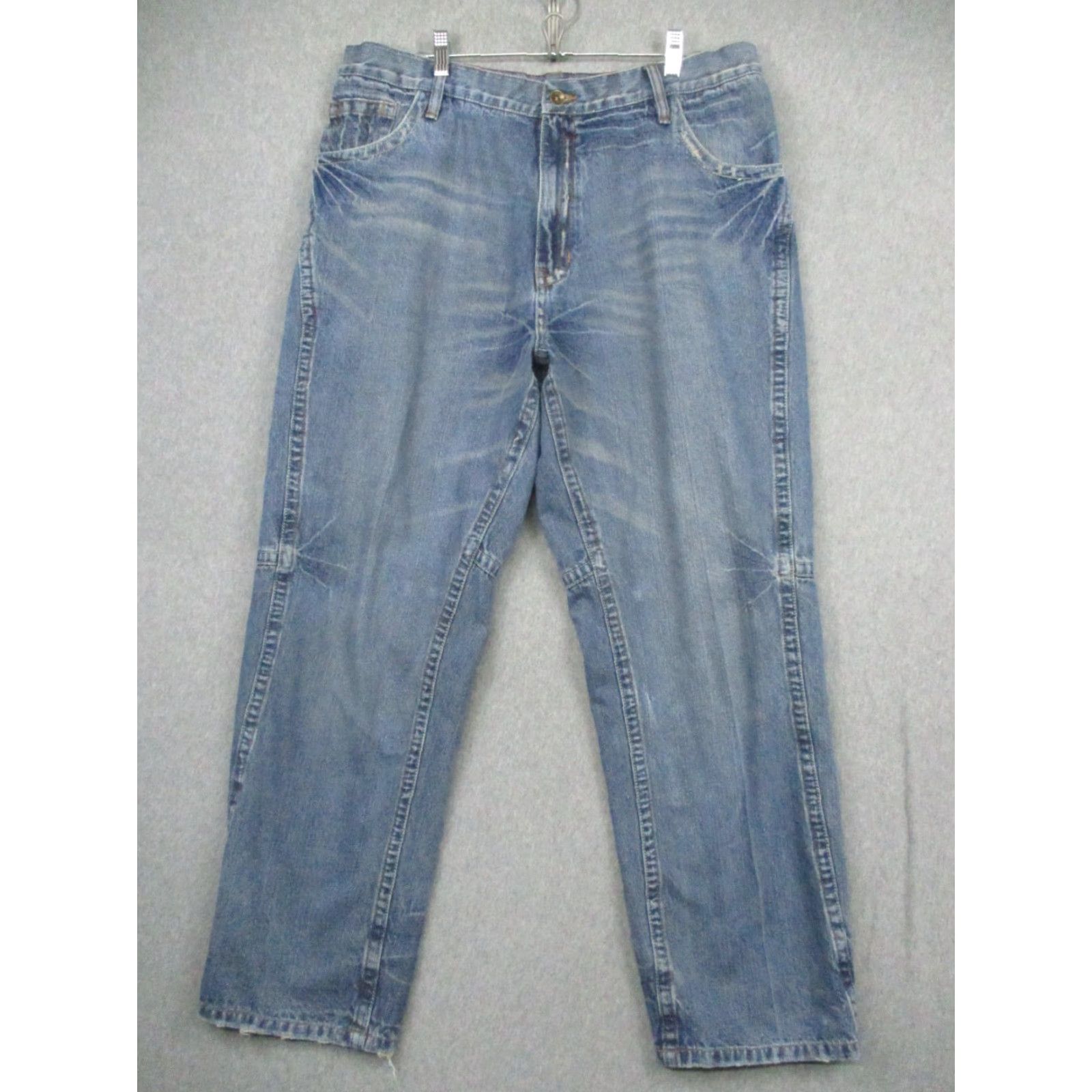 Sean John VINTAGE Sean John Jeans Mens 38x33 Blue Baggy Skater Y2k Wide Leg 90s Hip Hop Logo Mens Size US 38 / EU 54 - 2 Thumbnail