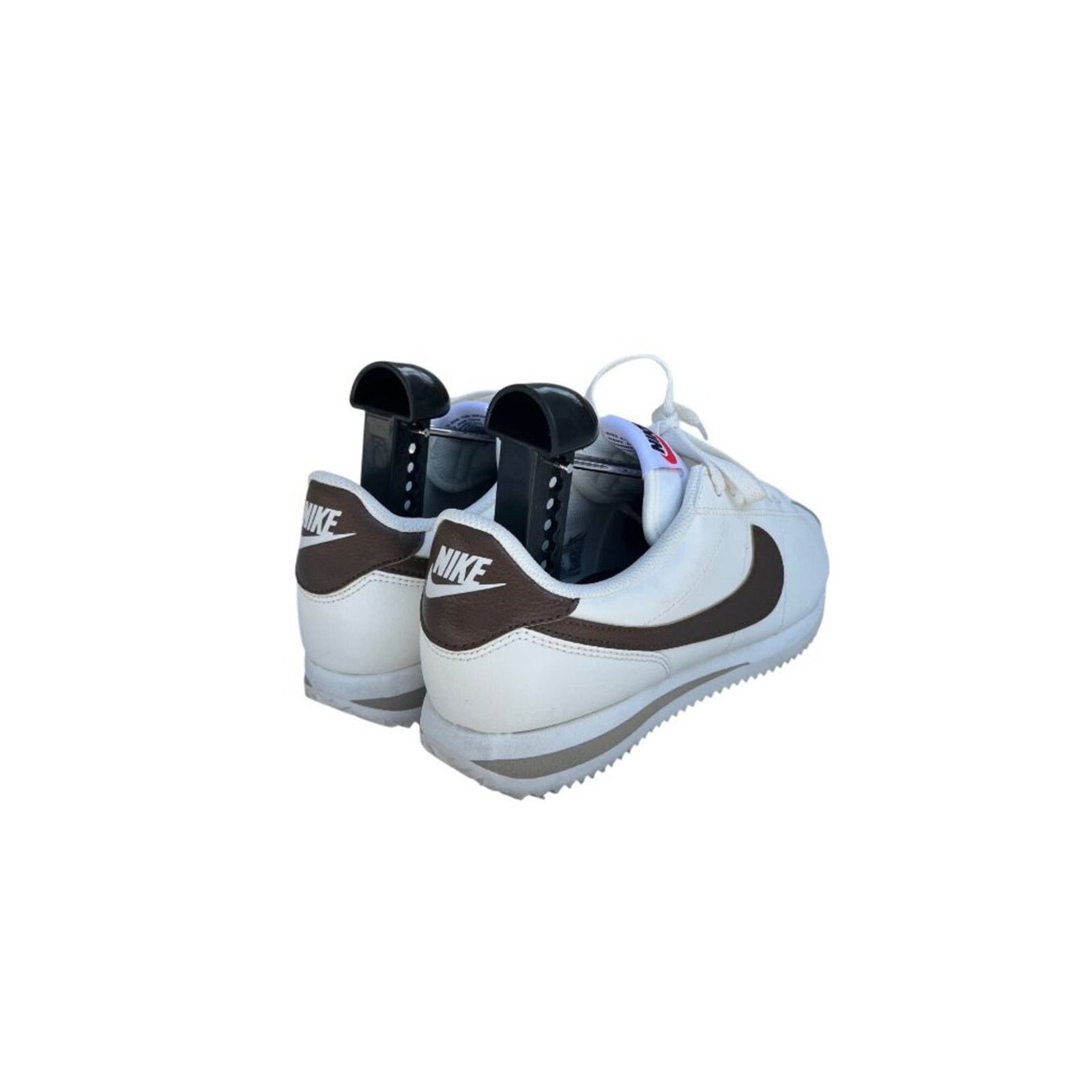Nike Nike Classic Cortez Leather Sneakers White & Brown Size 8.5 Size US 8.5 / IT 38.5 - 4 Thumbnail