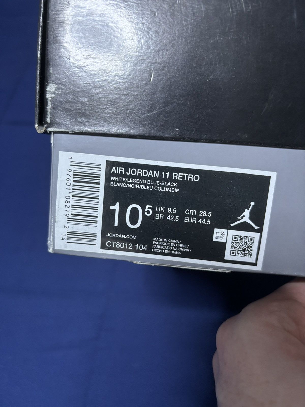 Jordan Brand Jordan 11 Retro High Legend Blue 2024 Size 10.5 Size US 10.5 / EU 43-44 - 9 Thumbnail