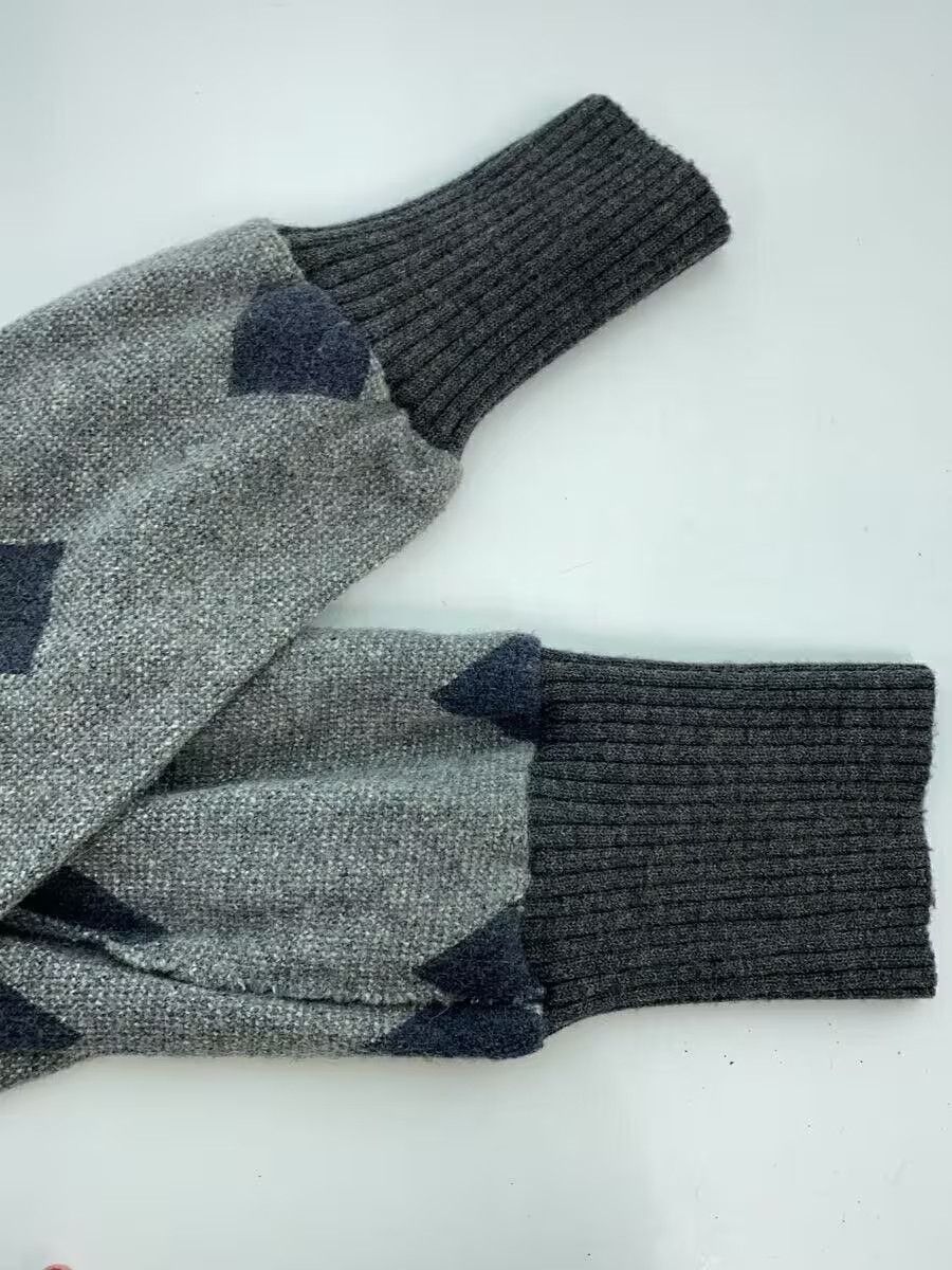 Y's × Yohji Yamamoto Diamond Wool Boxy Knit Cardigan Size M / US 6-8 / IT 42-44 - 3 Thumbnail