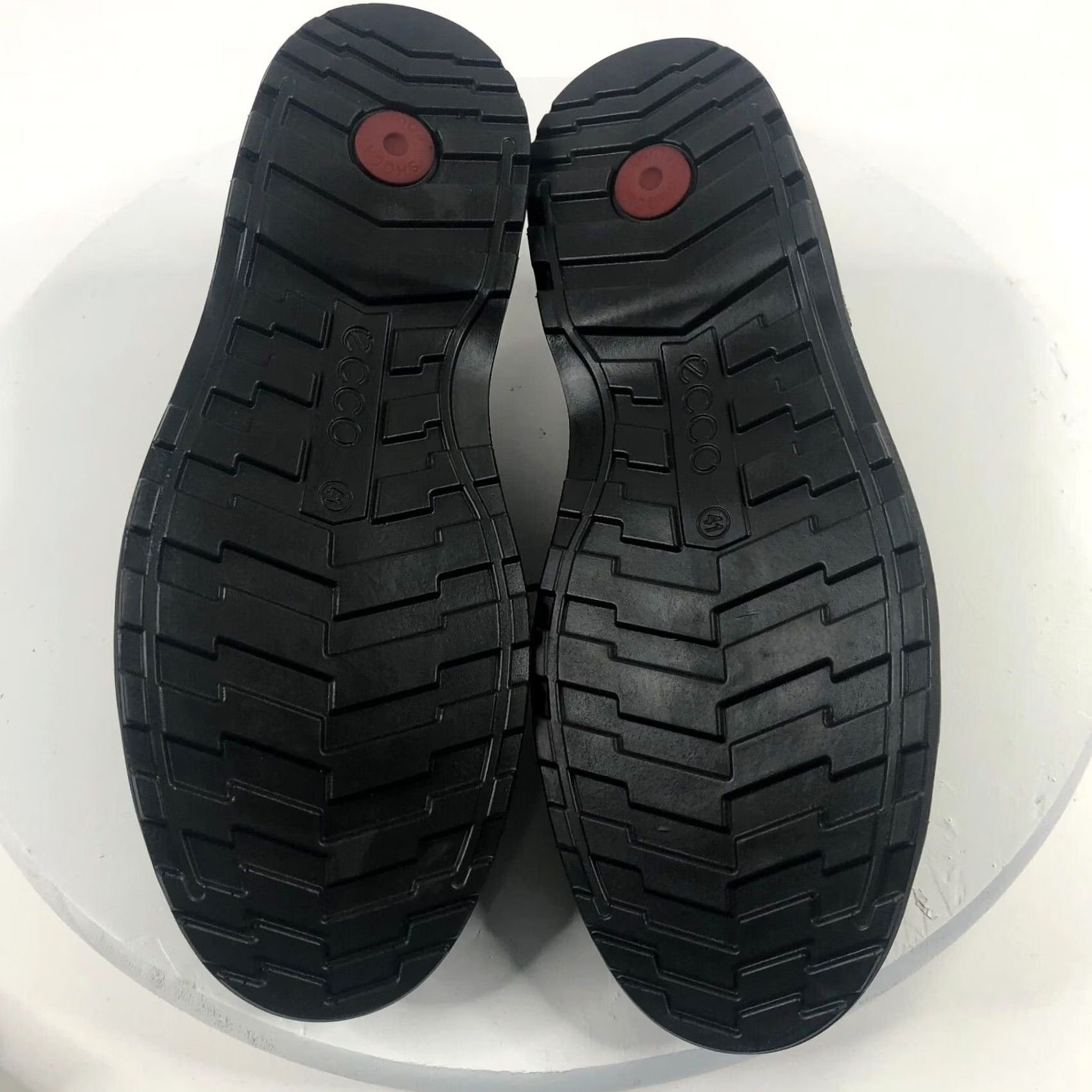 Ecco Ecco Hydromax Moc Toe Lace Up Mens Size 7/7.5 US Navy Blue 41 EUC EU Shoe Lace Up Leather Formal Boots B Solid Navy Mens Size US 7 / EU 40 - 6 Thumbnail