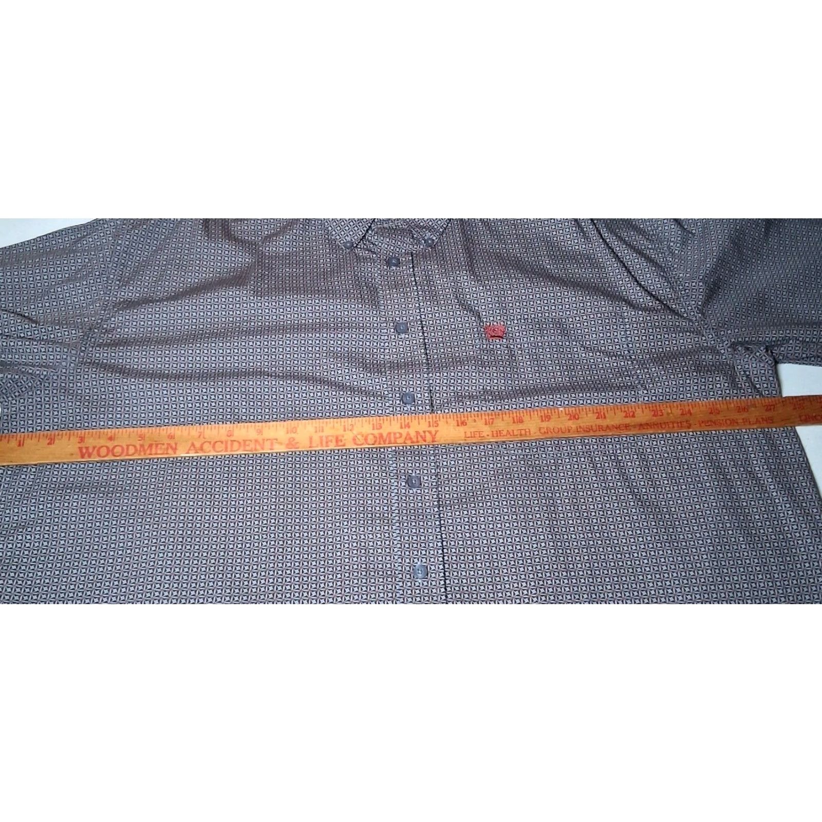 Vintage VINTAGE Cinch Shirt Geometric Western Button-Down 2XL Gray Men Casual Workwear Ranch Rodeo Size US XXL / EU 58 / 5 - 6 Thumbnail