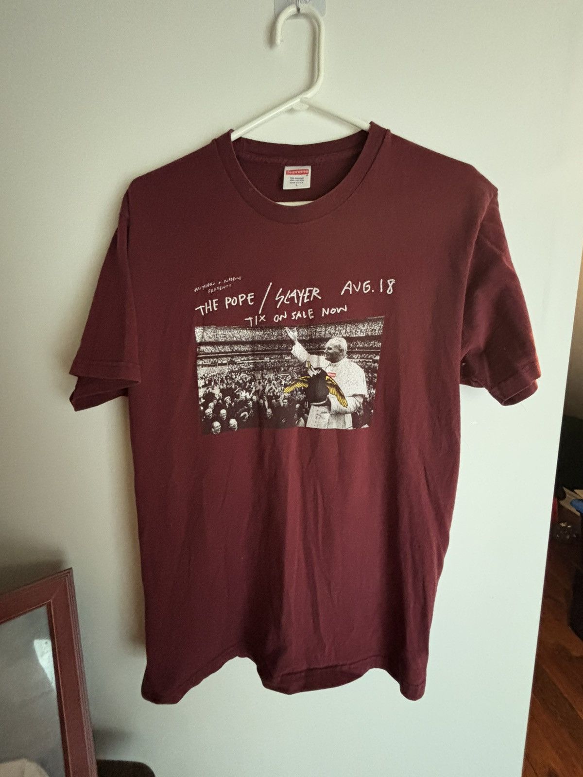 Supreme Antihero Pope Tee | Grailed