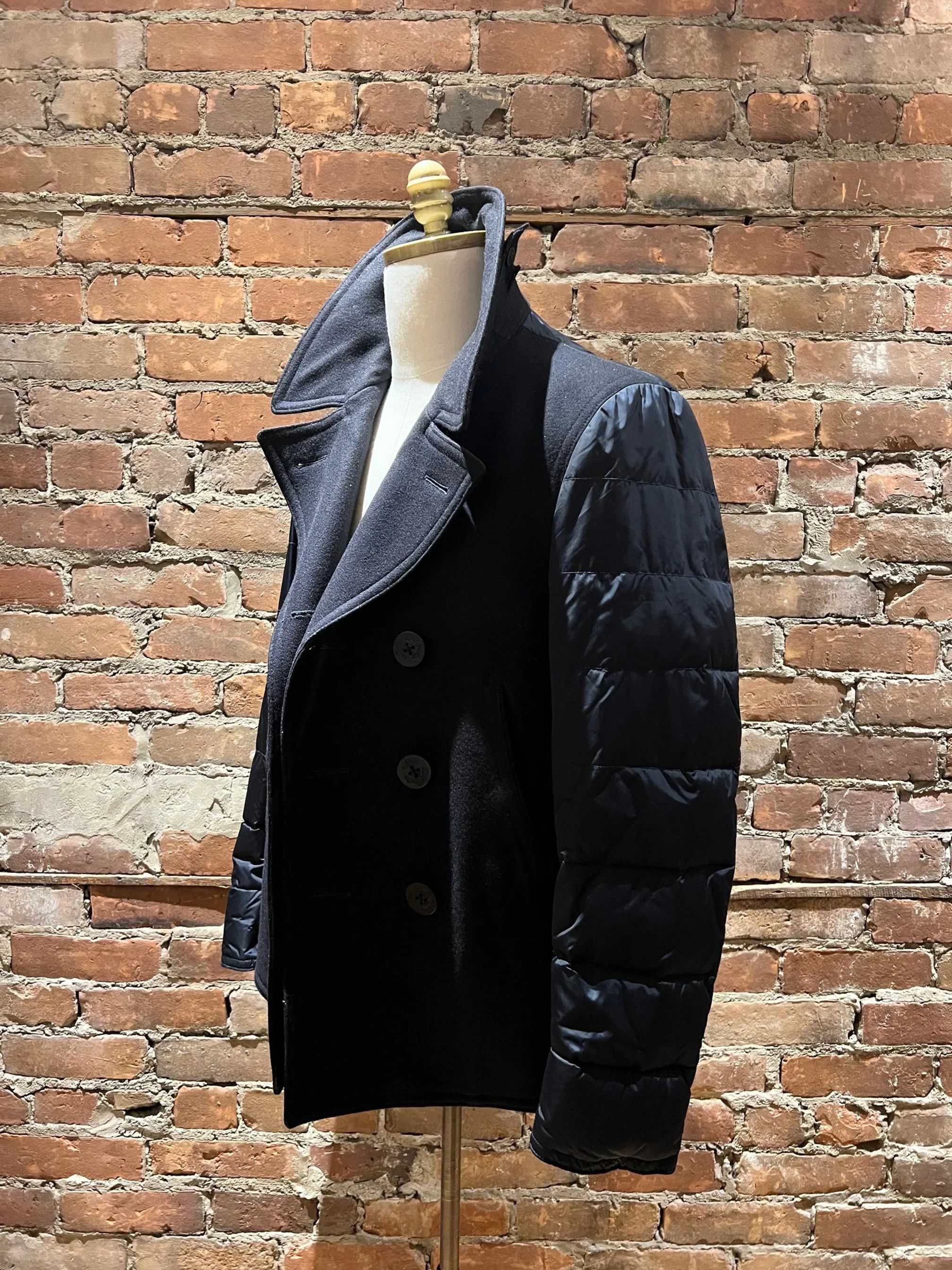 Moncler Moncler Hybrid Wool Body / Down-Quilted Sleeve Jacket Size US M / EU 48-50 / 2 - 4 Thumbnail