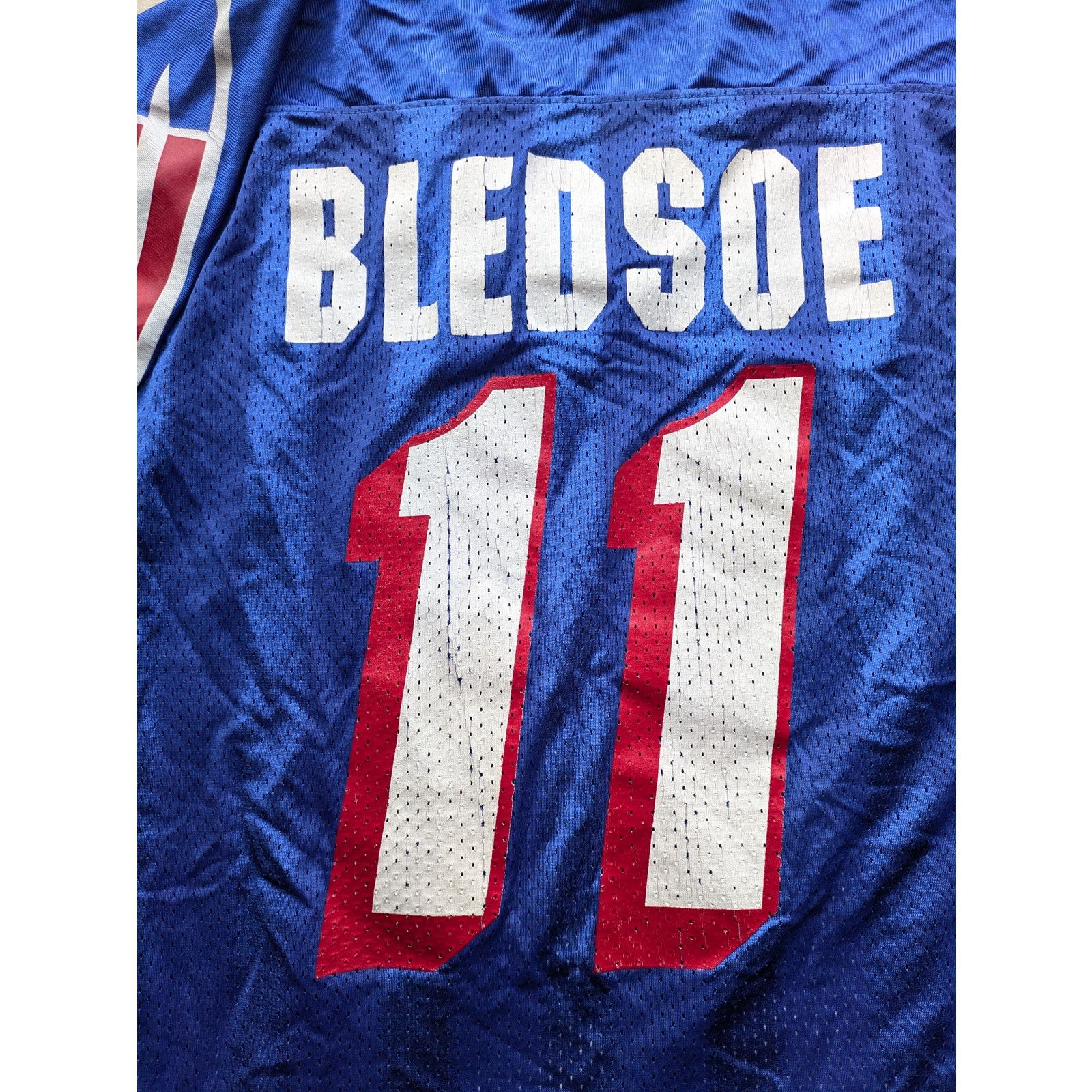 Starter BLEDSOE 90s New England Patriots jersey 48 L blue NFL vtg Size US L / EU 52-54 / 3 - 7 Thumbnail