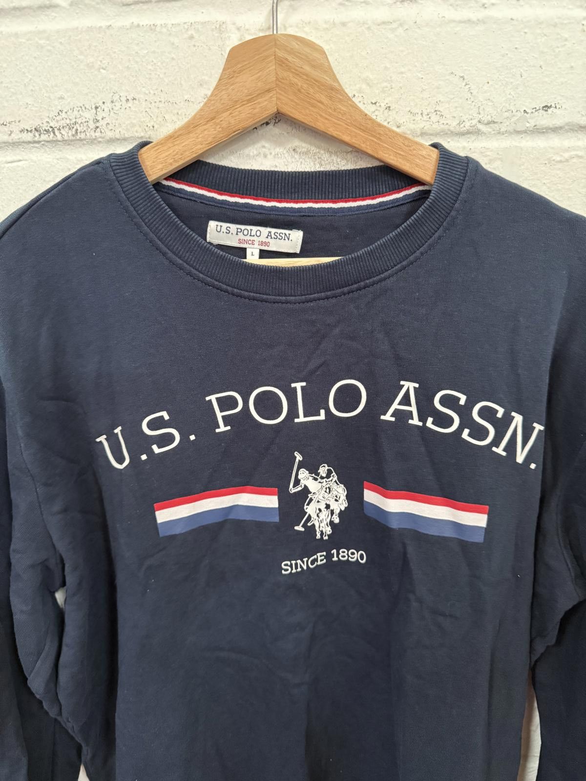 U.S. Polo Assn. U.S. Polo Assn. Men's Navy Blue Sweatshirt Size US L / EU 52-54 / 3 - 2 Thumbnail