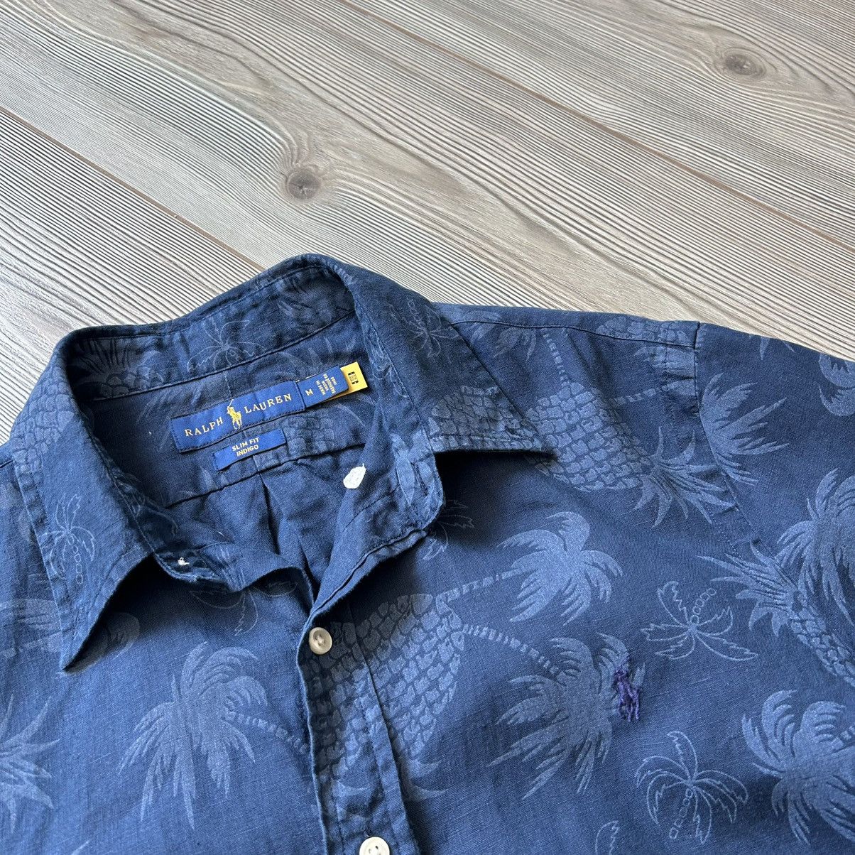 Polo Ralph Lauren Polo Ralph Lauren Linen Hawaiian Shirt Size US M / EU 48-50 / 2 - 10 Thumbnail