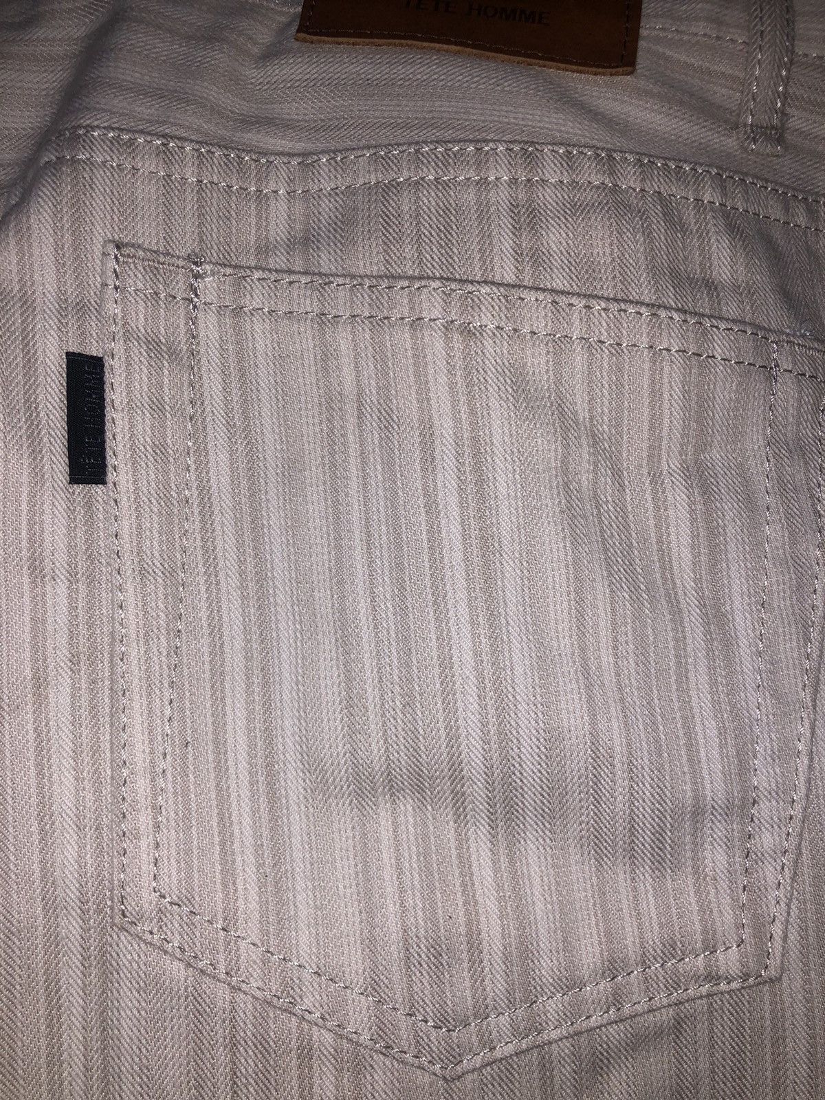 Issey Miyake Issey Miyake Tete Homme Co Flare Jeans Size US 36 / EU 52 - 14 Thumbnail