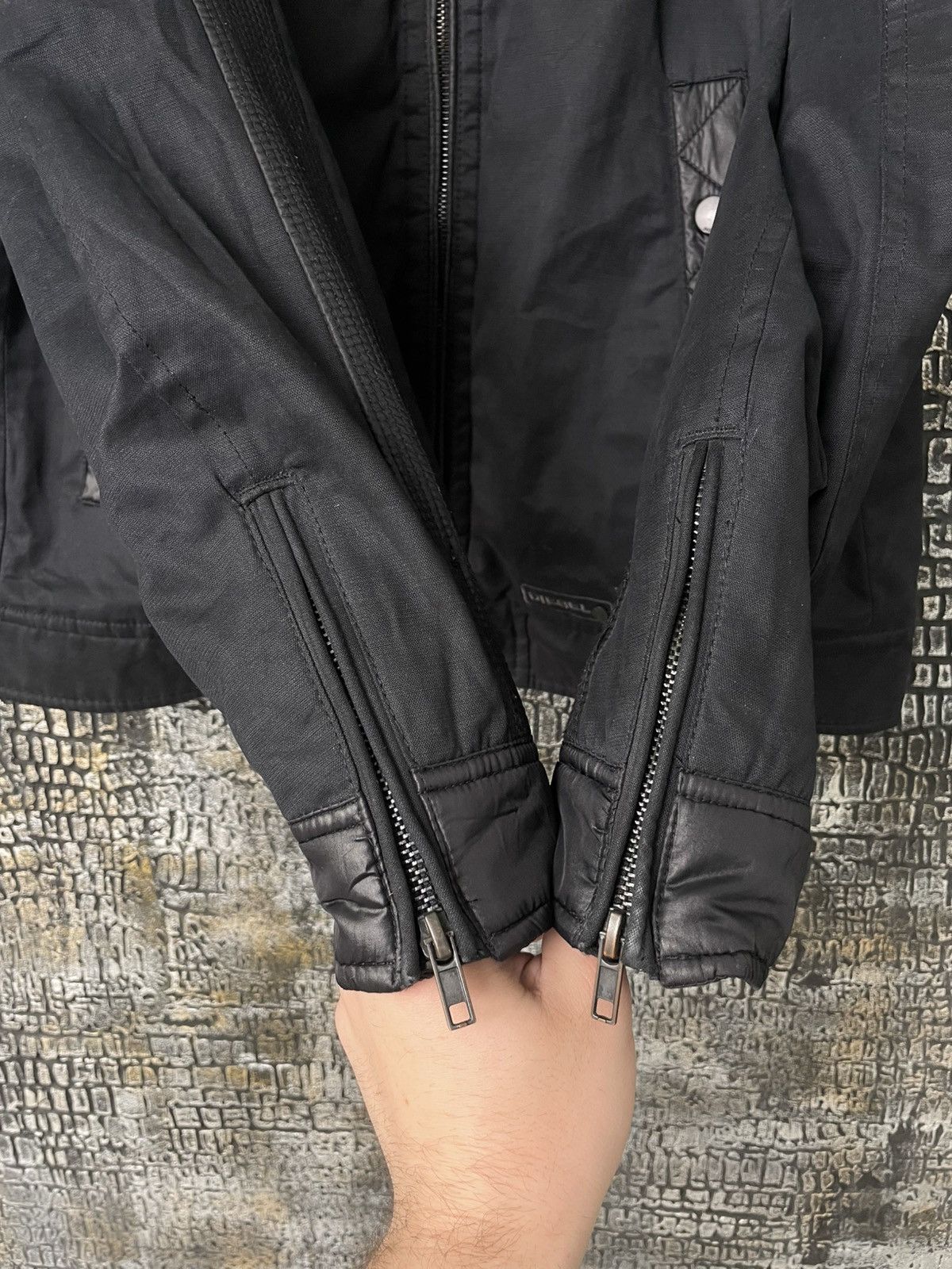 Diesel Diesel Biker Jacket Vintage Black Size US L / EU 52-54 / 3 - 14 Thumbnail