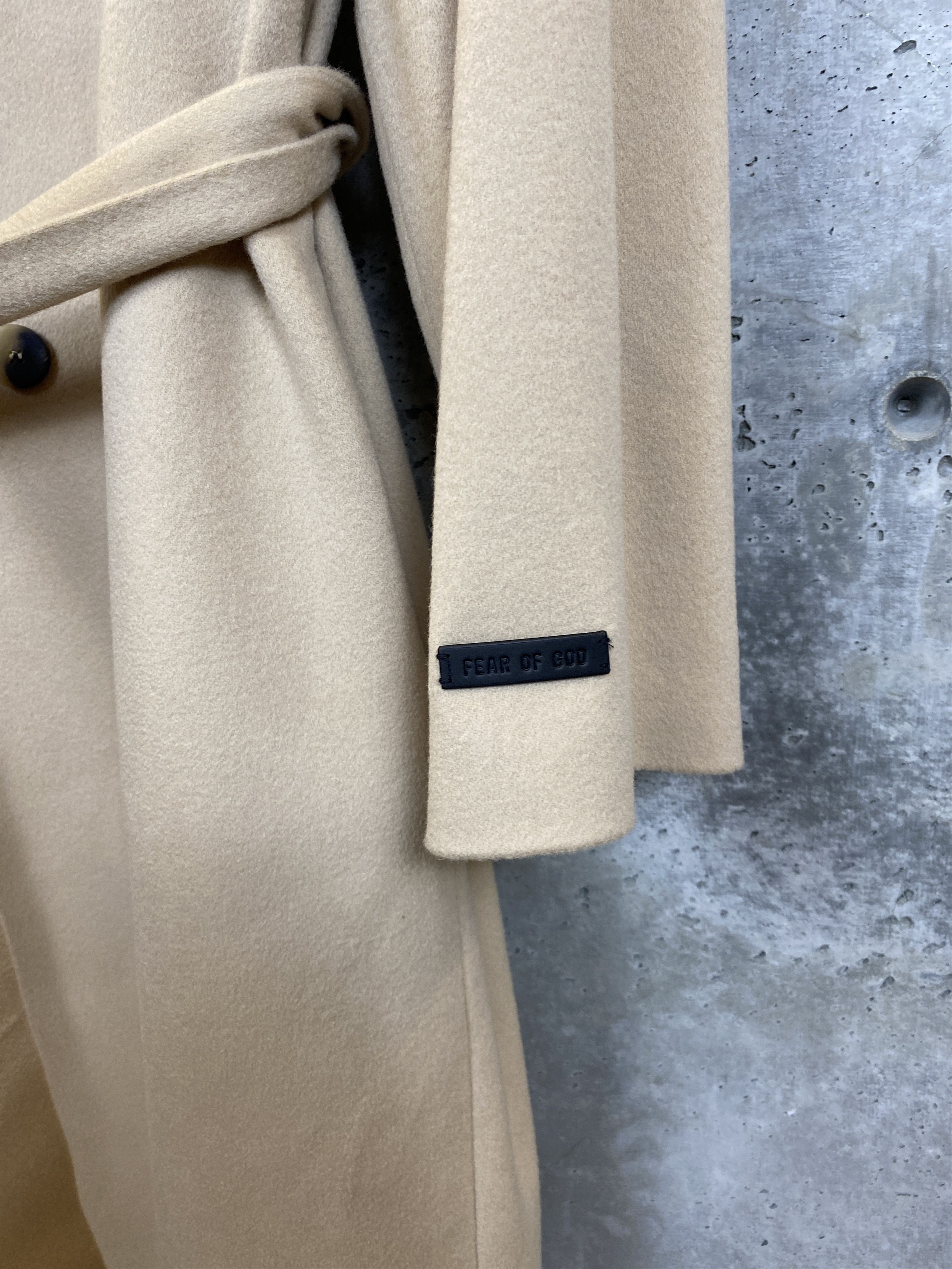 Fear of God $2850 NWT FEAR OF GOD ETERNAL WOOL OVERCOAT Size US XXL / EU 58 / 5 - 5 Thumbnail