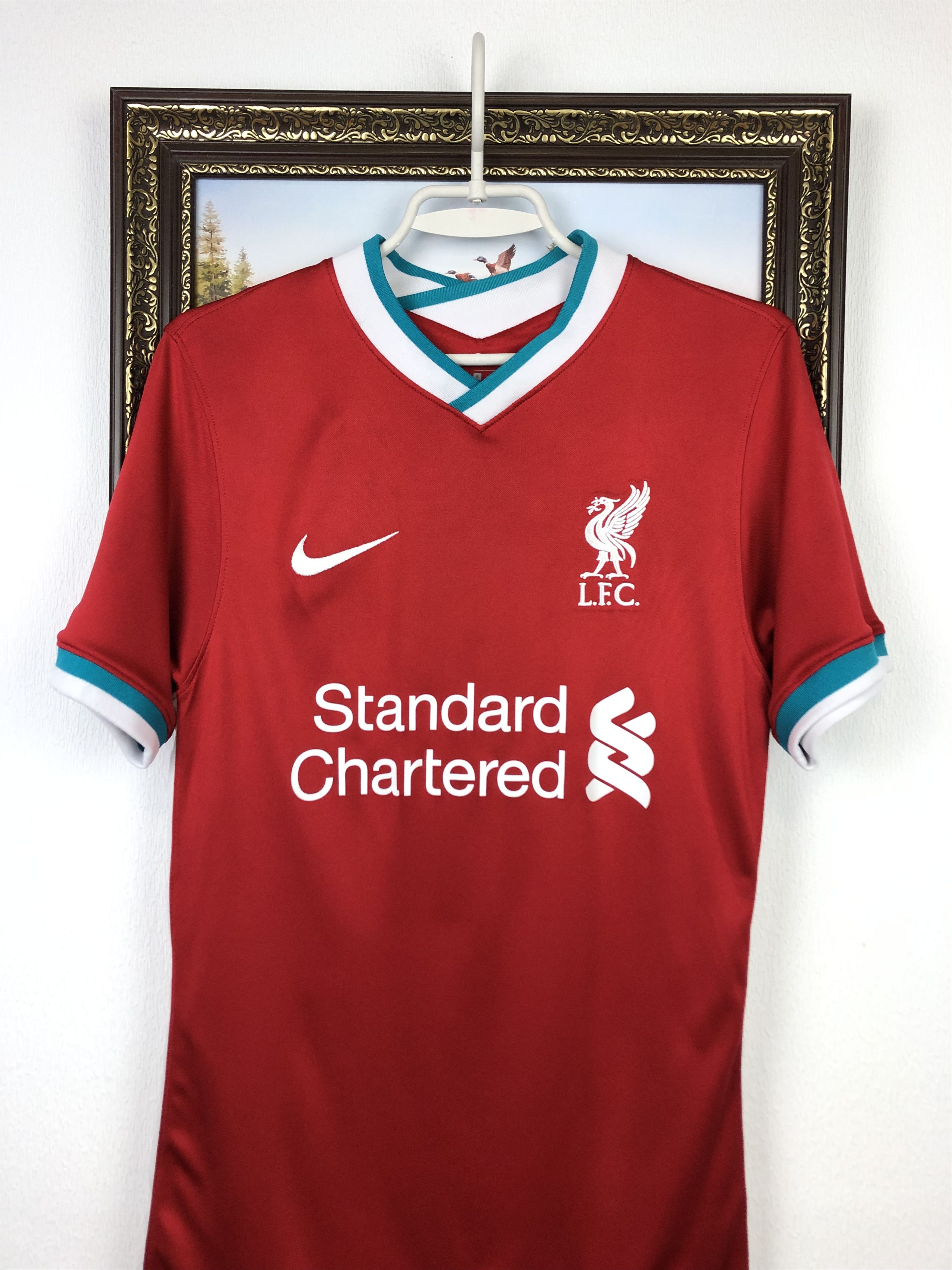 Other Liverpool Home football shirt 2020 Soccer Nike Jersey Red Size US S / EU 44-46 / 1 - 2 Thumbnail