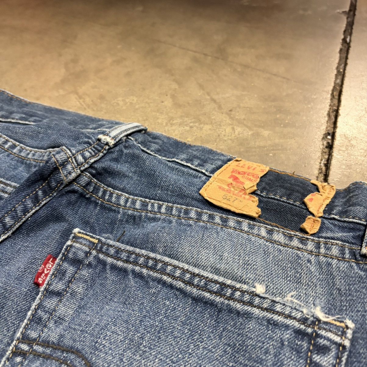 Levi's Vintage Levis 517 Bootcut Denim Jeans Grunge Western Cowboy Size US 30 / EU 46 - 10 Thumbnail