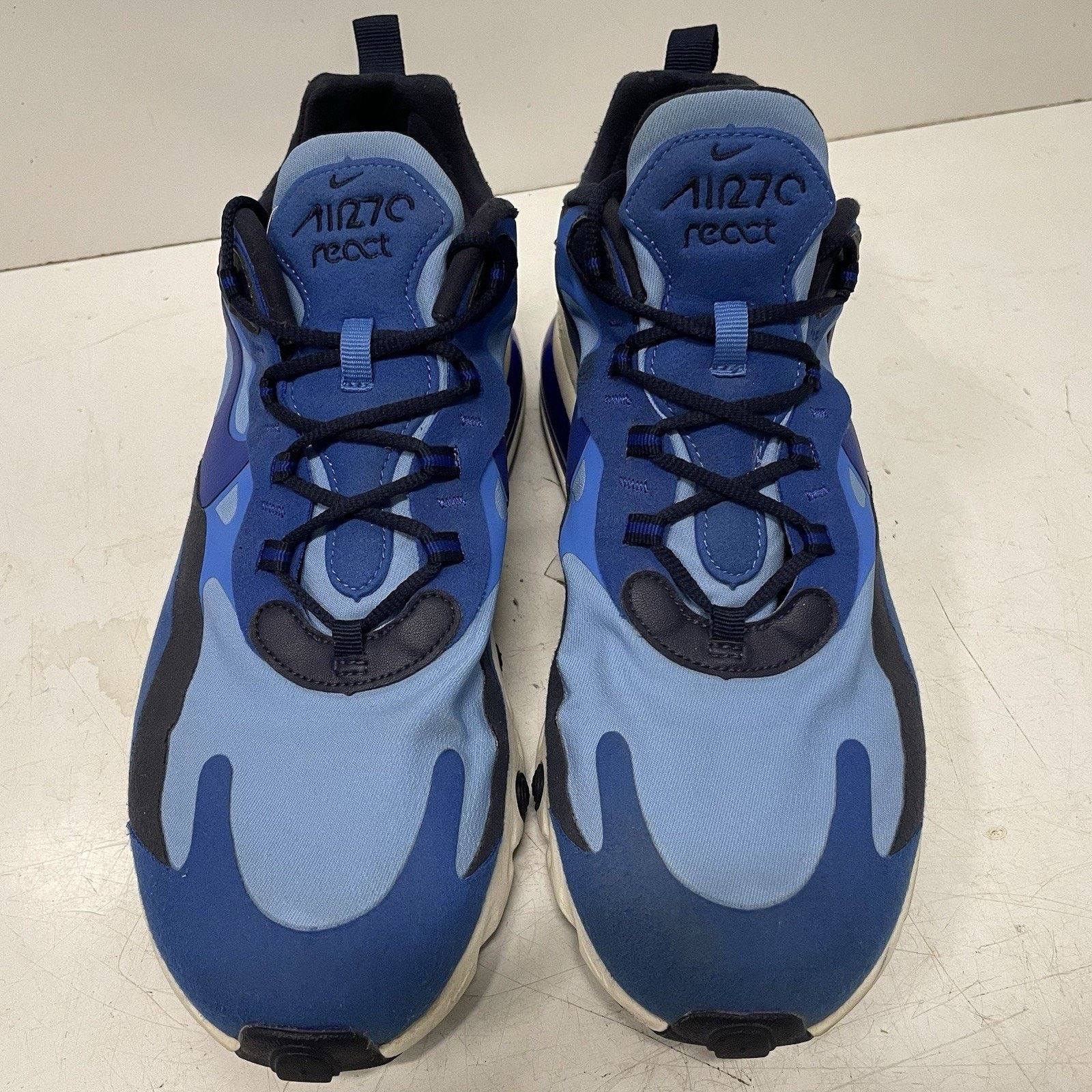 Nike Nike Men’s Air Max 270 React 11 Pacific Blue Athletic Shoes Size US 11 / EU 44 - 3 Thumbnail