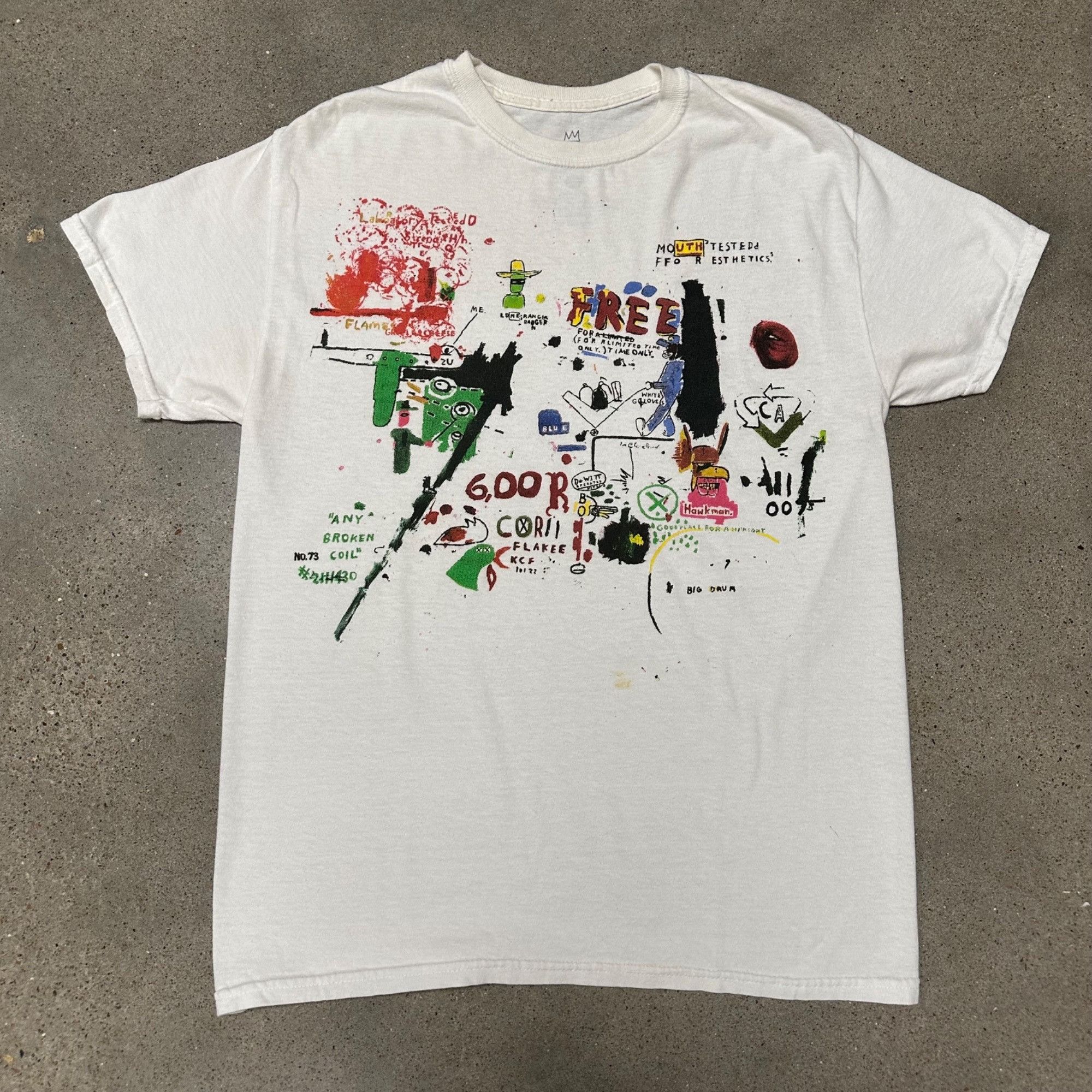 Jean-Michel Basquiat × Vintage Vintage Y2K Jean Basquiat Art Shirt Size US M / EU 48-50 / 2 - 1 Thumbnail