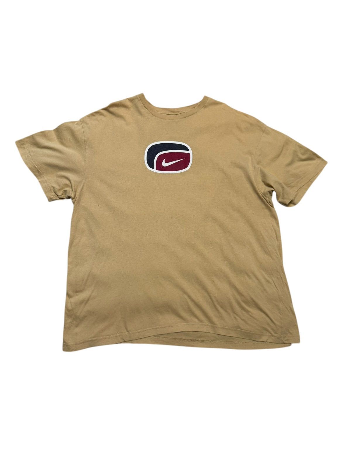 Nike × Vintage Vintage Nike T-Shirt Big Logo Swoosh xxl 2000s Size US XXL / EU 58 / 5 - 1 Thumbnail