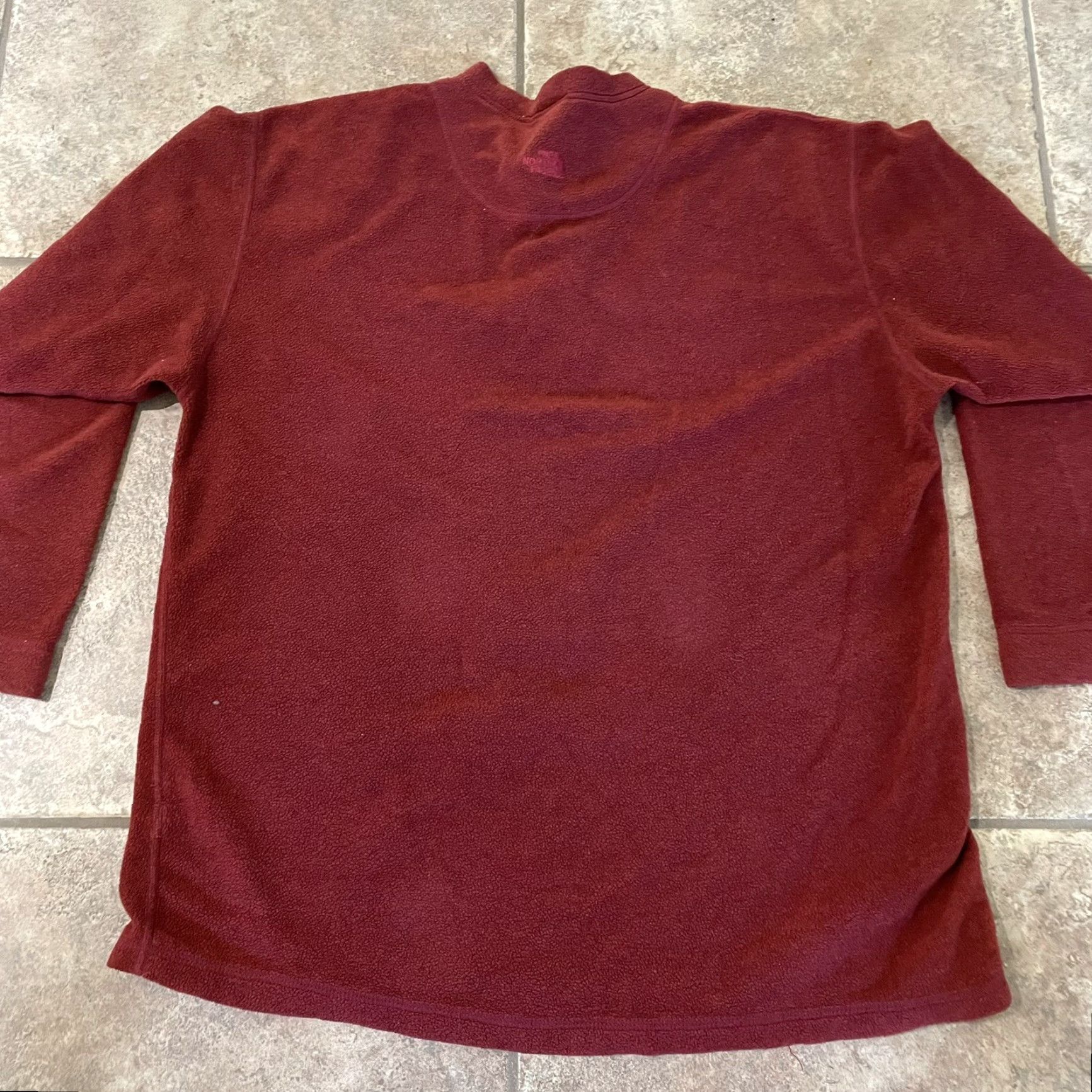 The North Face THE NORTH FACE Red Henley Fleece Sweatshirt Adult XL Casual Mens Size US XL / EU 56 / 4 - 5 Thumbnail