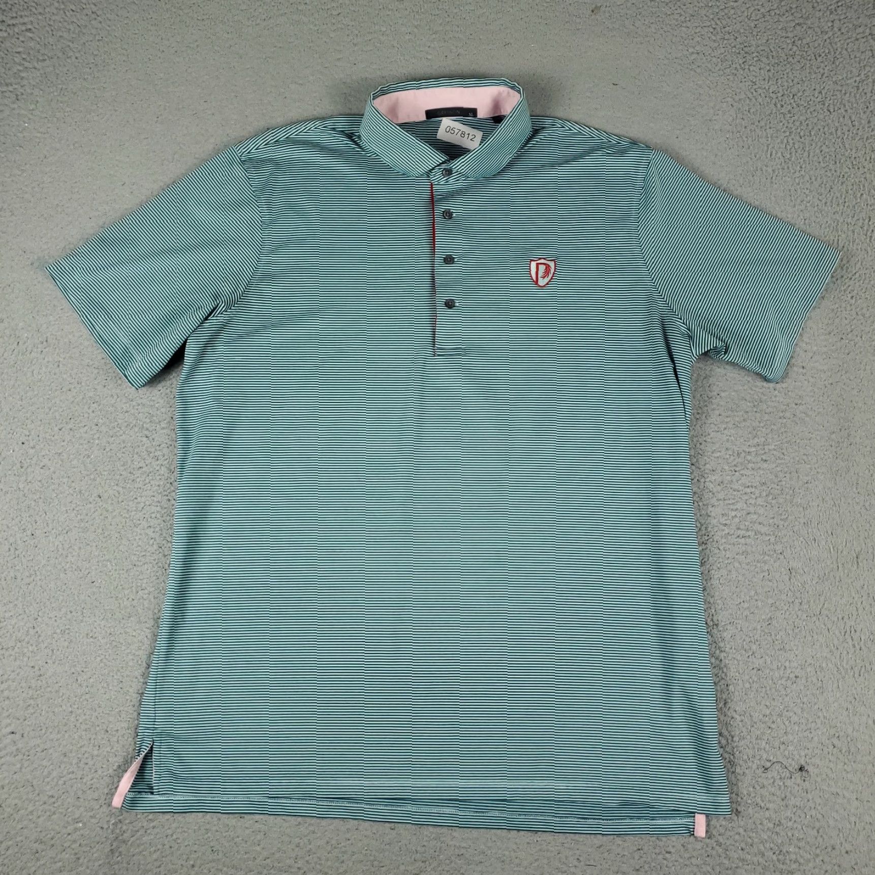 Vintage Greyson Polo Shirt Mens XL Green Striped Polo Golf Short Sleeve Shirt Men XL Green Striped Greyson Polo Size US XL / EU 56 / 4 - 2 Thumbnail