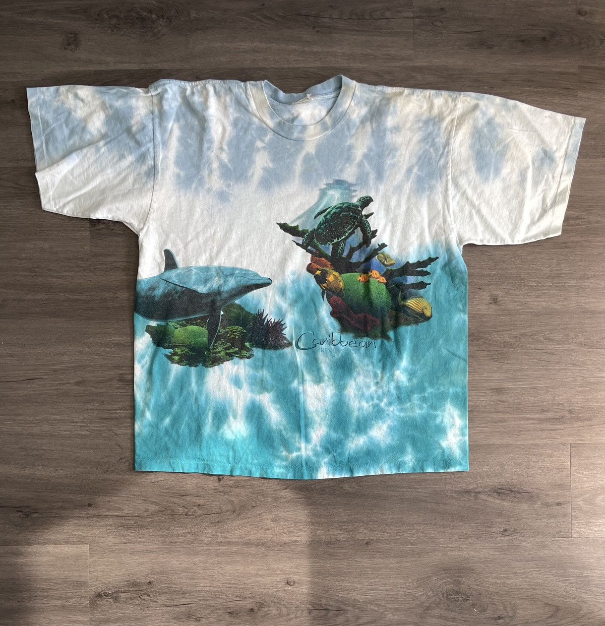 Vintage Vintage “Caribbean Coral Reef” Graphic T-shirt (No Sz.) Size US XL / EU 56 / 4 - 1 Thumbnail