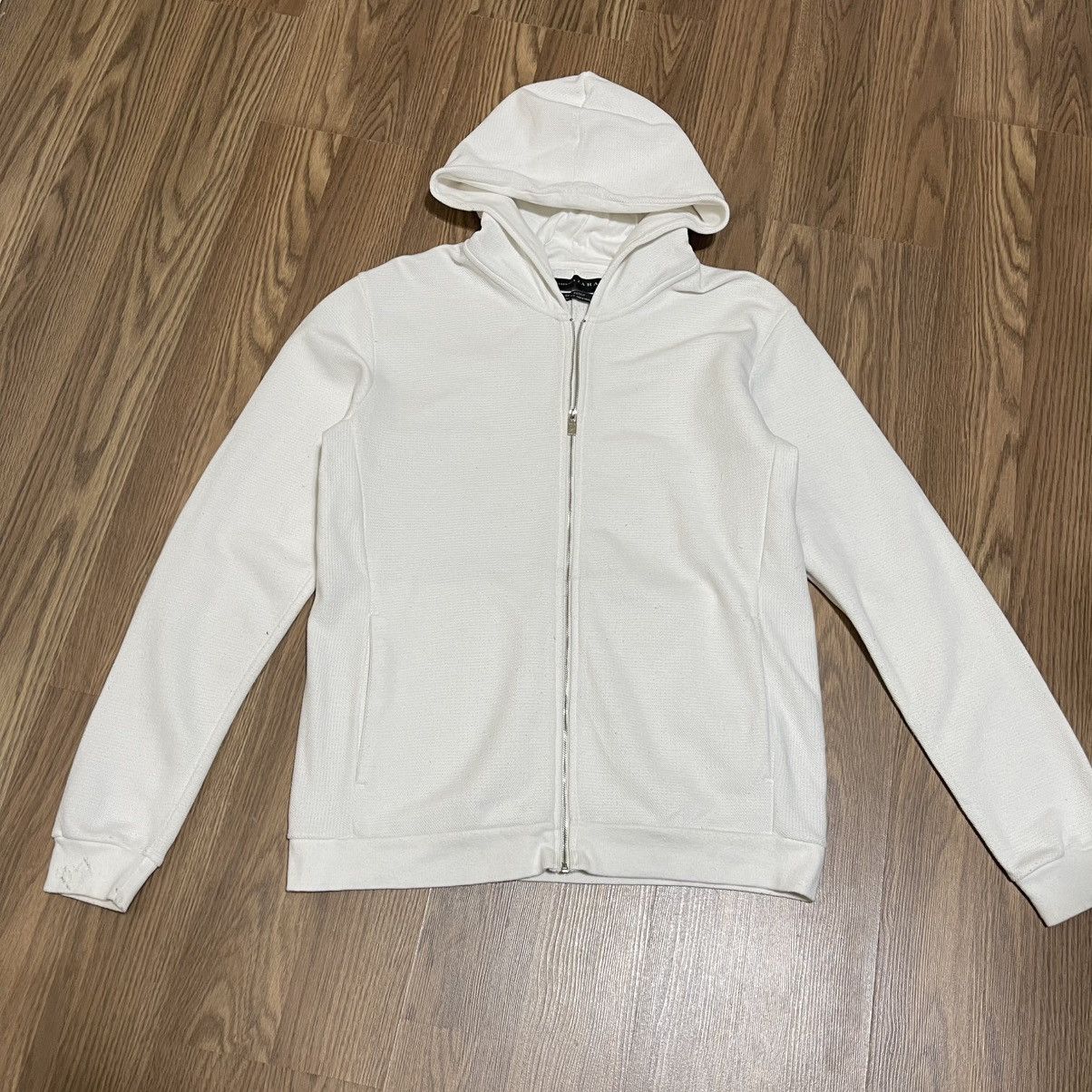 Zara Zara white knit hoodie Size US L / EU 52-54 / 3 - 3 Thumbnail