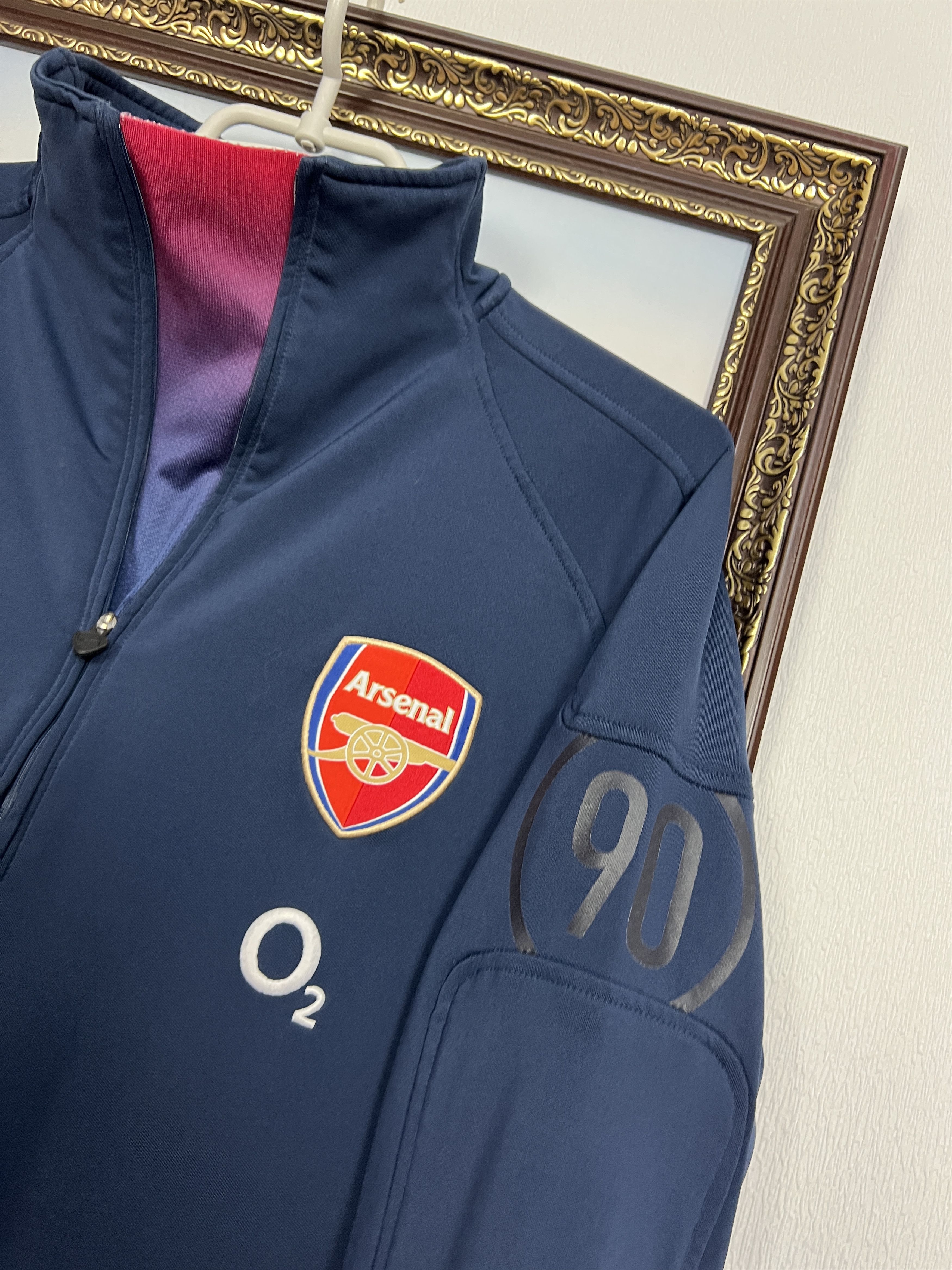 Nike Vintage Nike Arsenal Football Train Jacket Track Top Gunners Size US XL / EU 56 / 4 - 4 Thumbnail