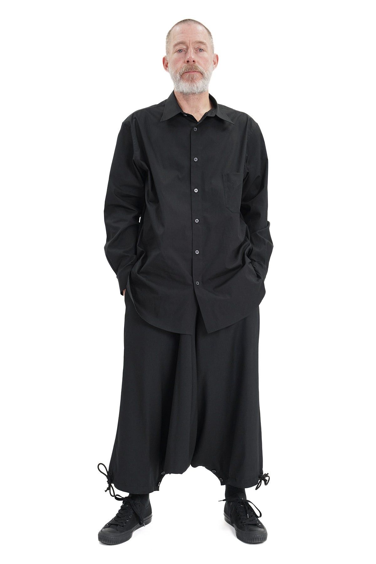 Yohji Yamamoto Yohji Yamamoto Pour Homme WGabardine Sarouel Skirt Wide Pant Size US 32 / EU 48 - 7 Thumbnail