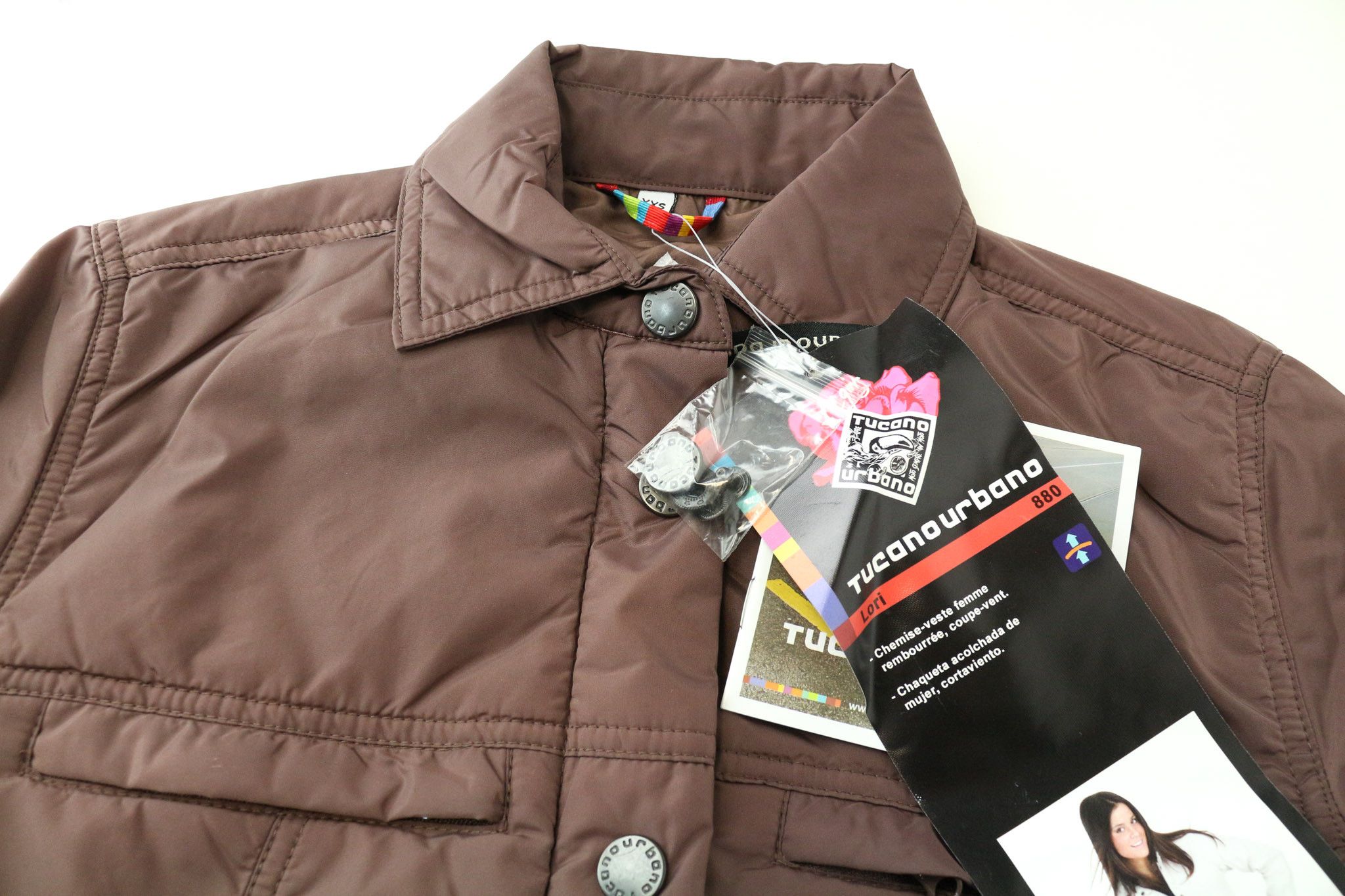 Other LORI 2XS Brown Breathable Motorcycle Jacket 74374 Size XXS / US 00 / IT 34 - 4 Thumbnail