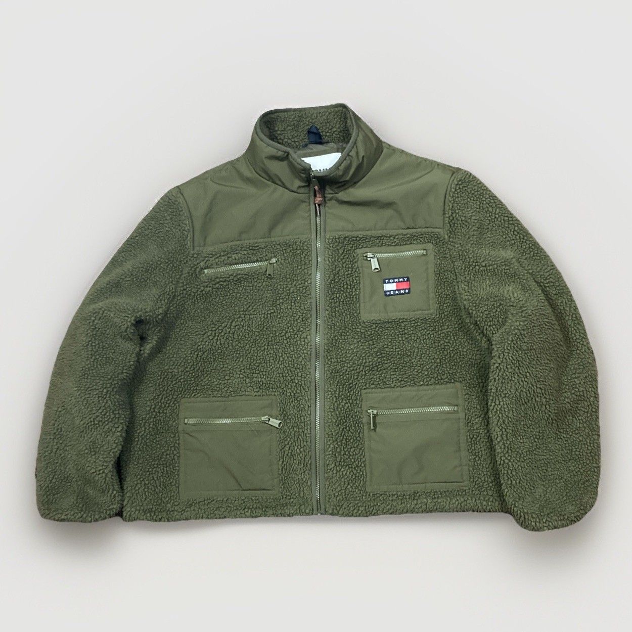 Tommy Hilfiger Tommy Hilfiger Jeans Womens Fleece Sherpa Jacket Size 2XL Size XXL / US 16-18 / IT 52-54 - 1 Thumbnail