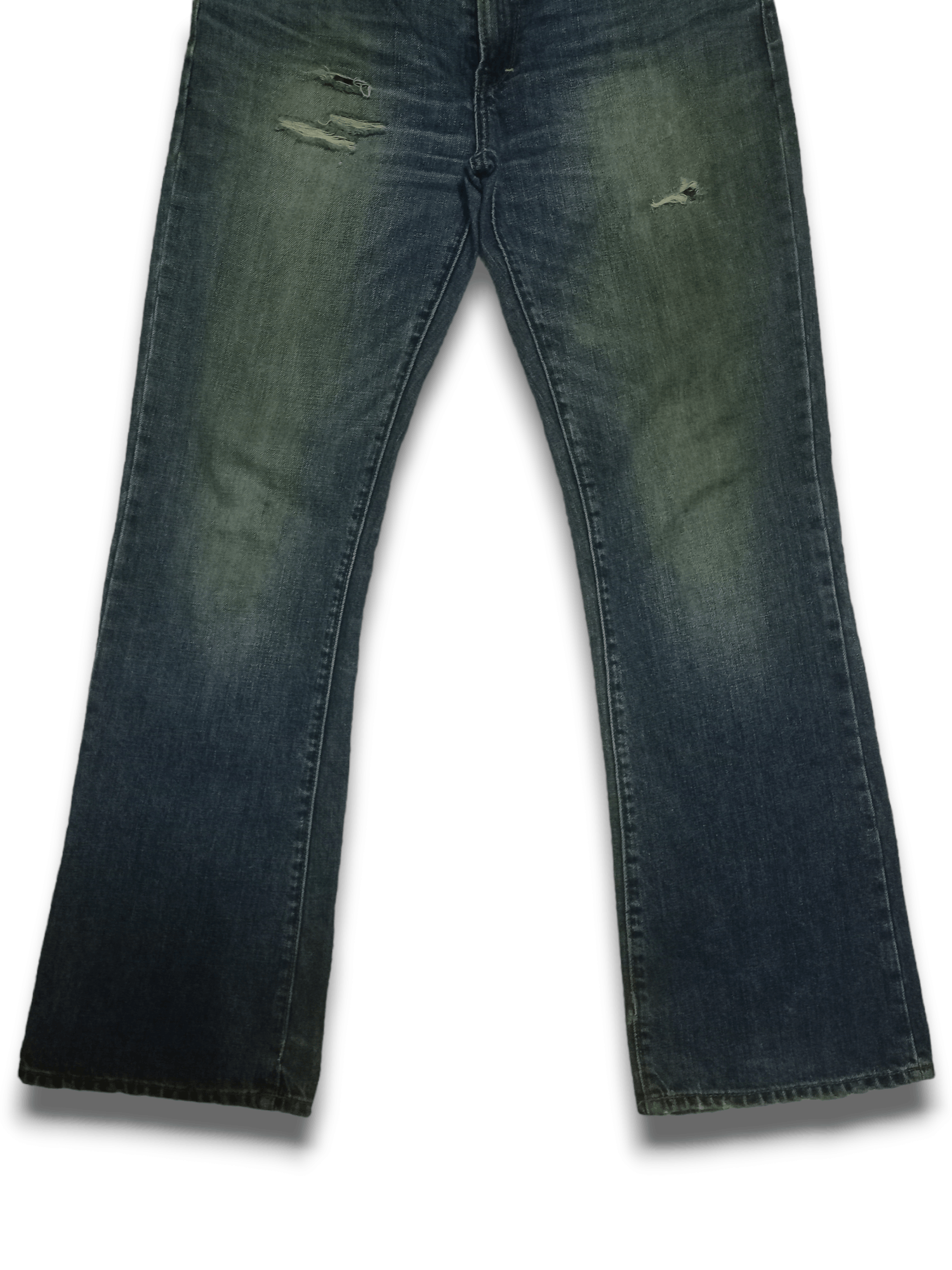 Gap Vintage Gap Premium Mud Wash Flares Style Distressed Jeans Size US 32 / EU 48 - 9 Thumbnail