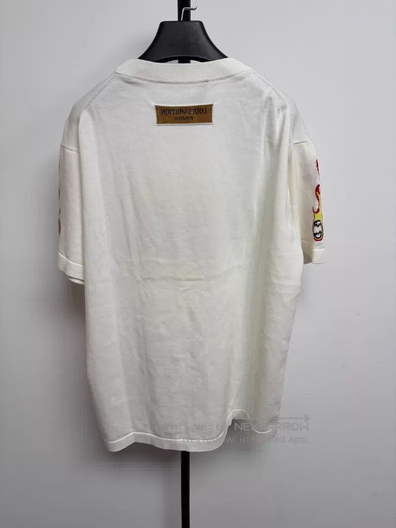 Louis Vuitton Louis Vuitton Logo applique crewneck pullover short sleeve Size US L / EU 52-54 / 3 - 2 Thumbnail