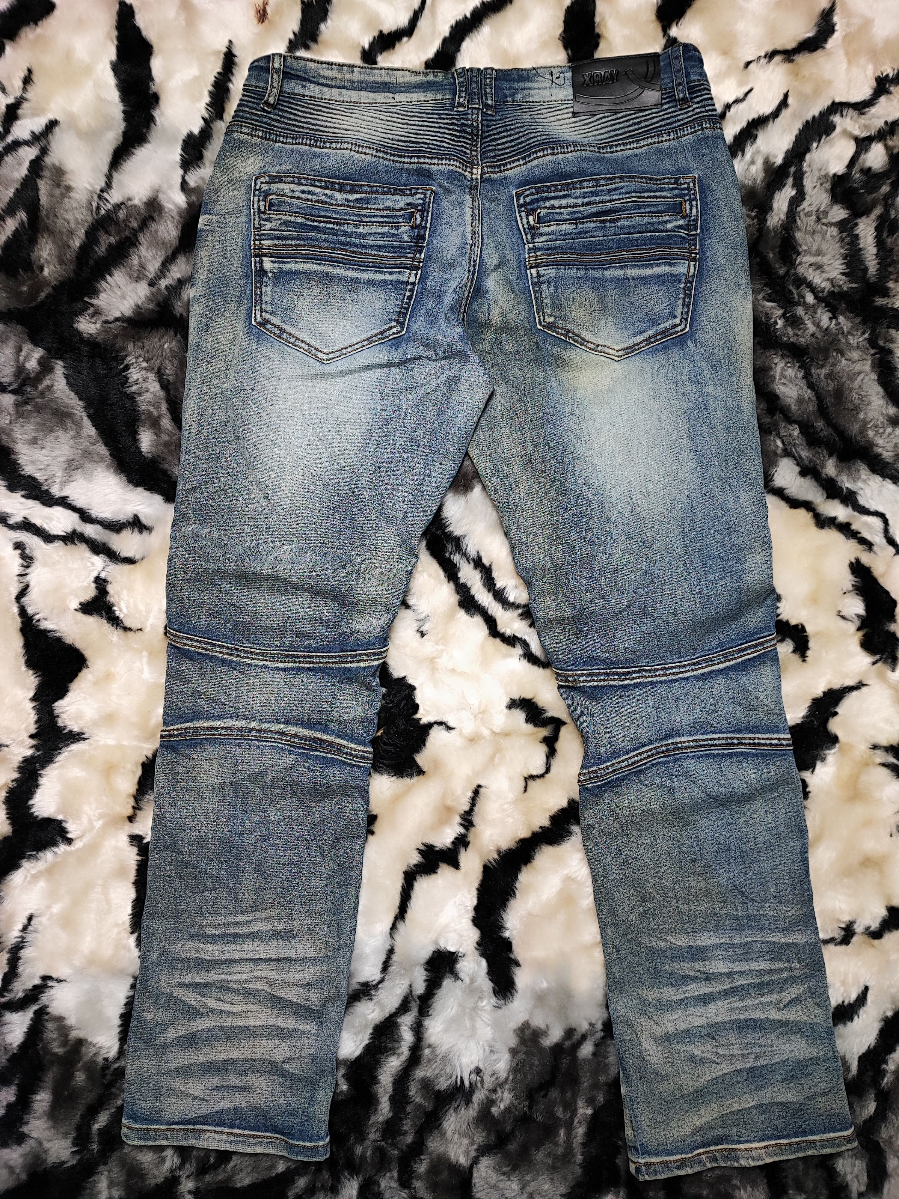 Kapital × Xray Footwear DOUBLE KNEE RIDE JEANS by X Ray Size US 34 / EU 50 - 9 Thumbnail