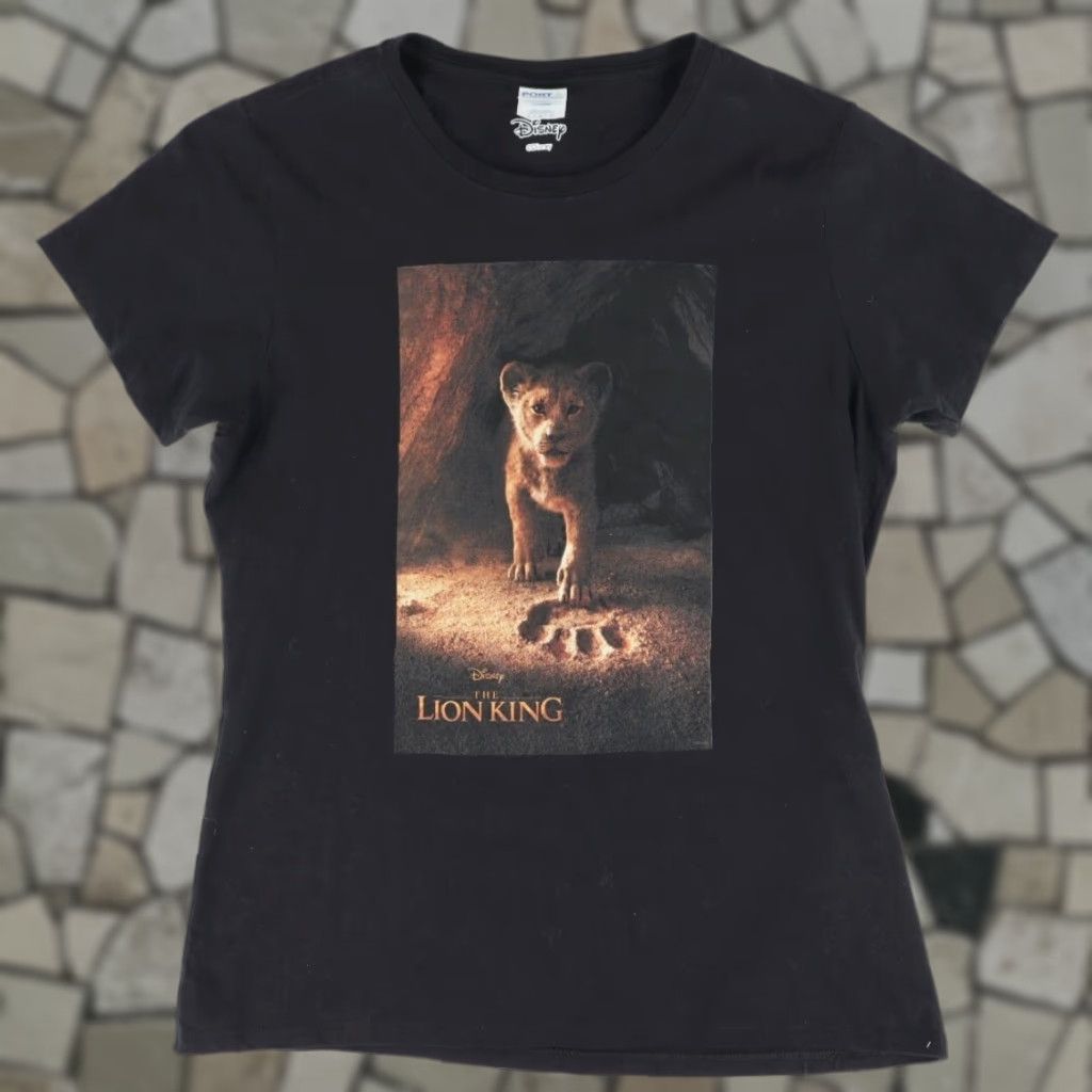 Disney Disney The Lion King 2019 Solid T-Shirt Black Shirt Women L Womens Size L / US 10 / IT 46 - 1 Thumbnail