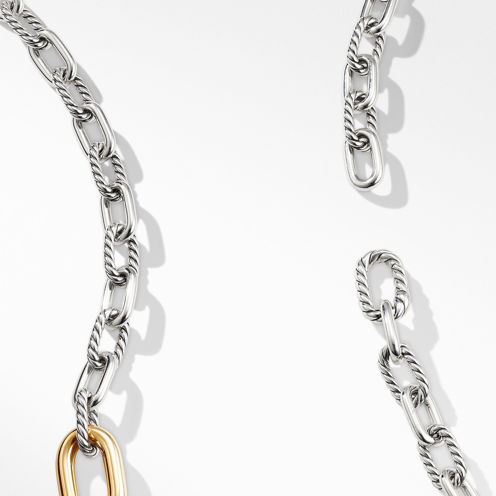 David Yurman o1w1db10525 N14563 Necklace in Silver with 18K Yellow Gold Size ONE SIZE - 2 Thumbnail