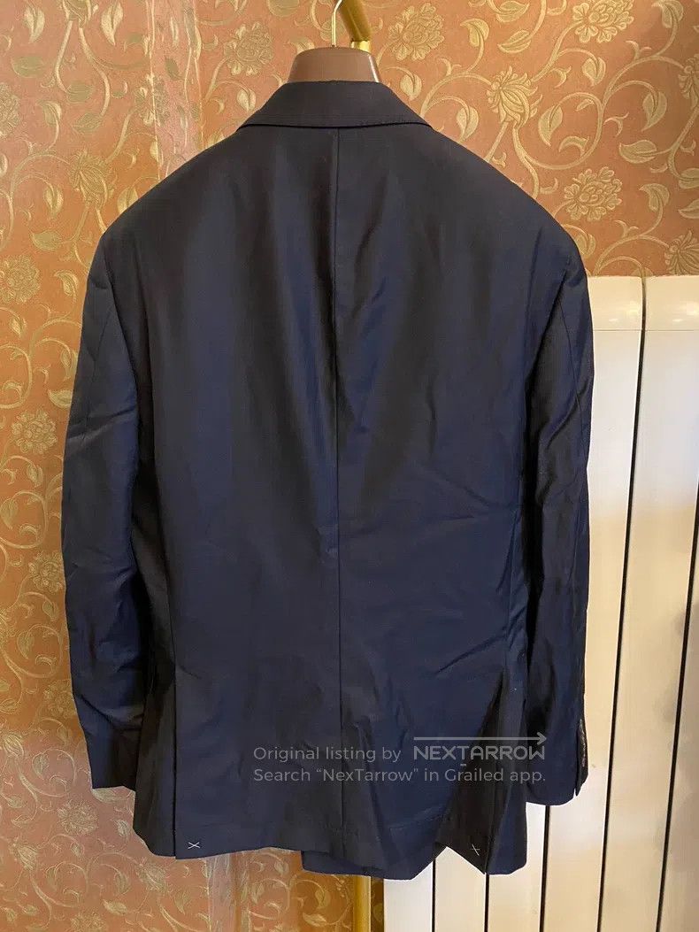 Brunello Cucinelli Brunello Cucinelli Double-breasted suit, handcrafted, virg Size 50L - 3 Thumbnail