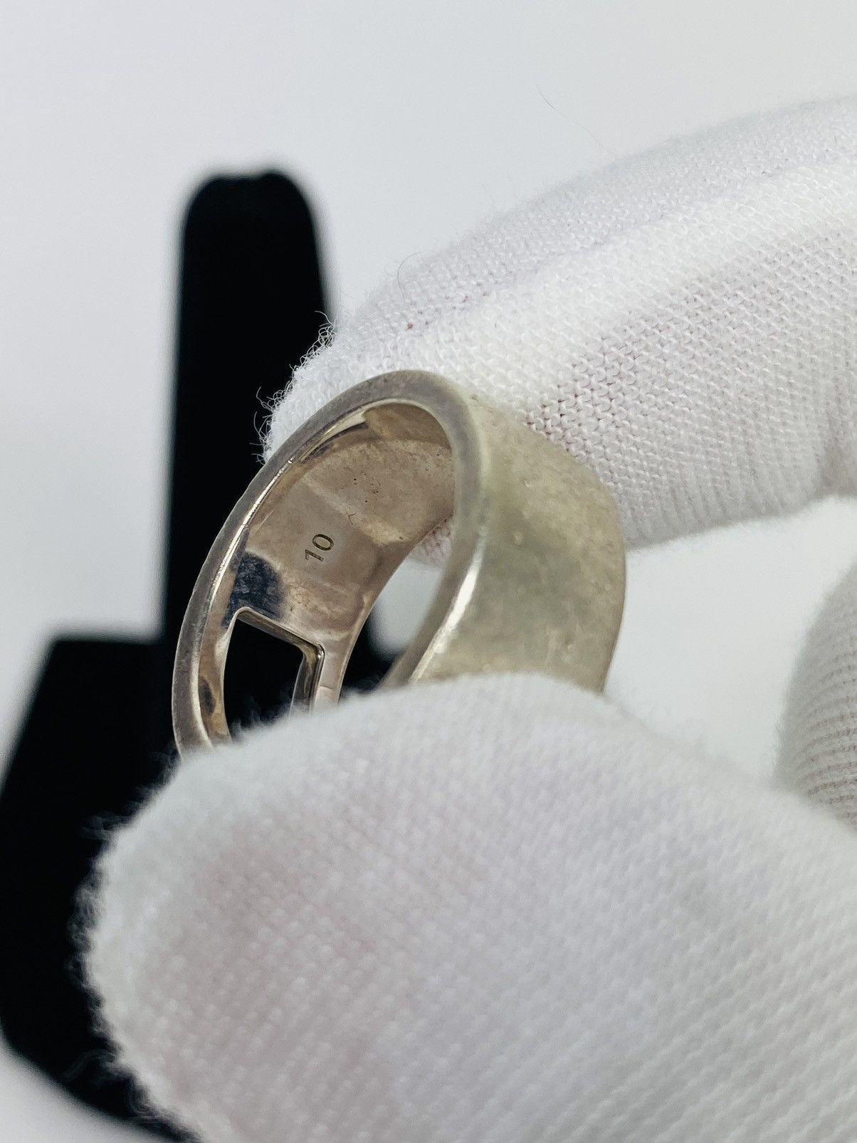 Gucci Gucci .925 Silver G Ring Size IT 10 Size ONE SIZE - 6 Thumbnail